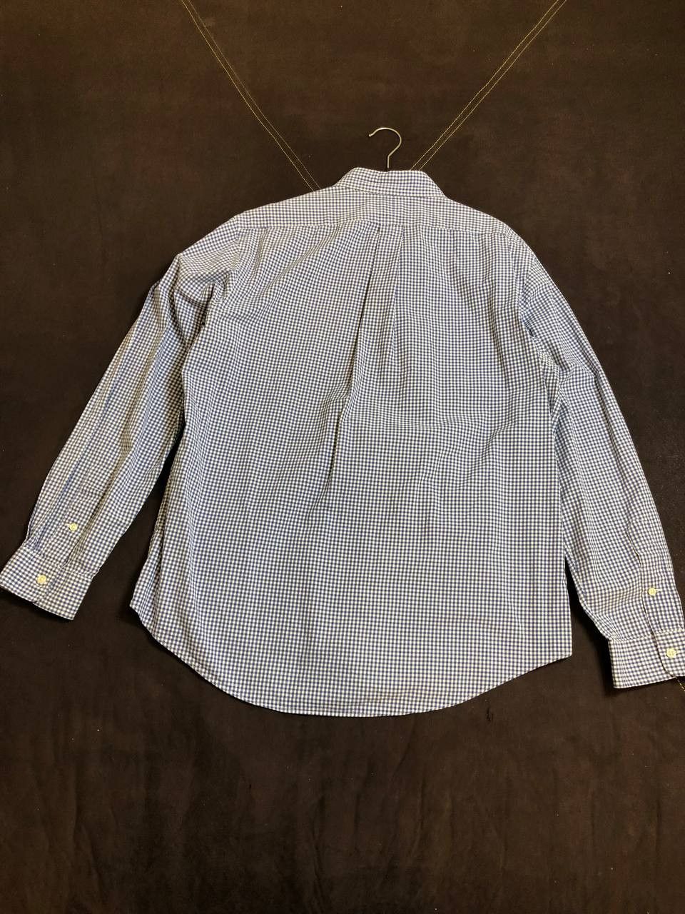 Polo Ralph Lauren Vintage 90s Polo Ralph Lauren Check Embroidered Shirt Blue Size US XL / EU 56 / 4 - 8 Thumbnail