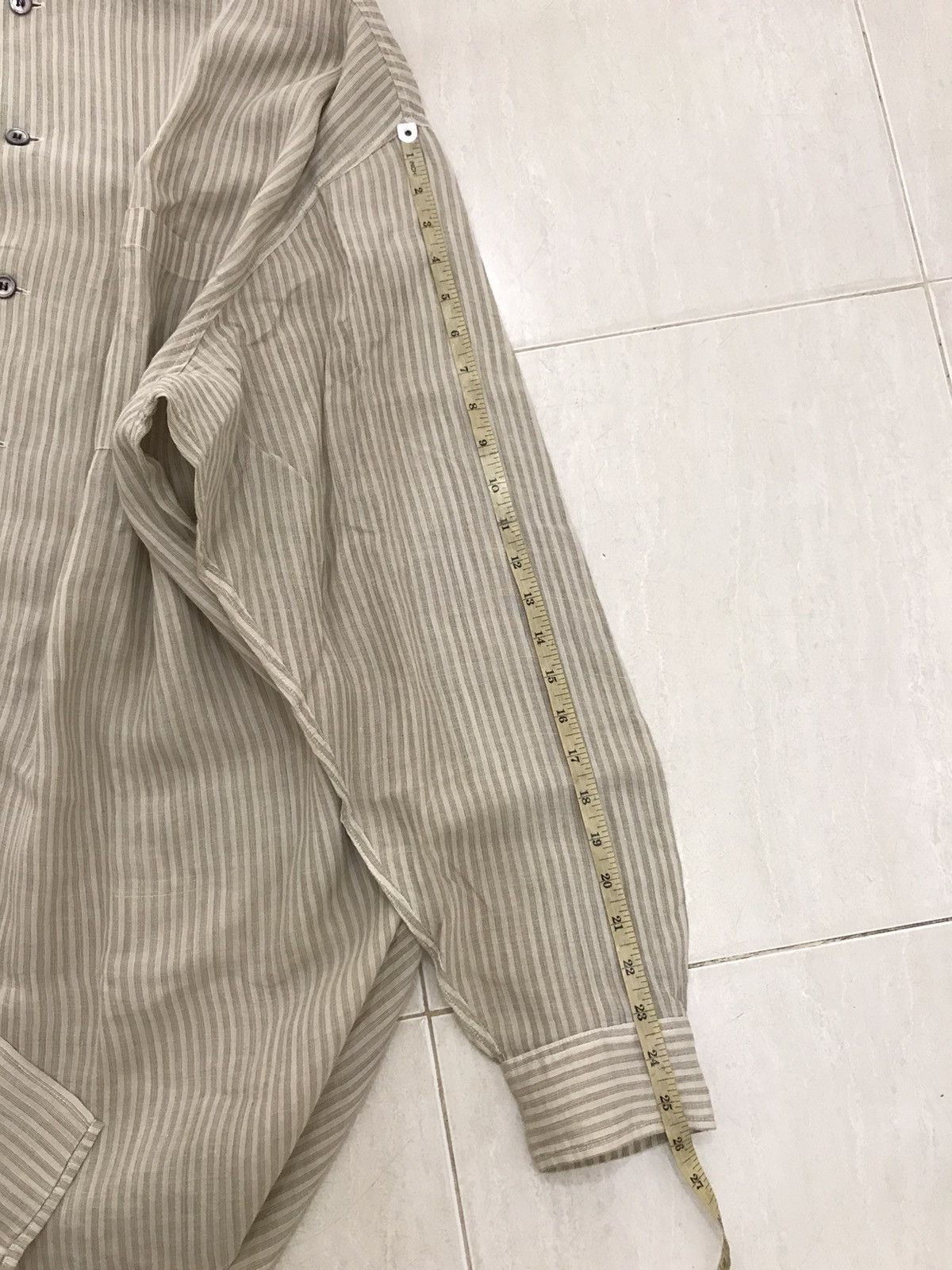 Comme des Garcons Homme 80s Comme des garcons Homme Linen Shirt Size US XXL / EU 58 / 5 - 14 Thumbnail