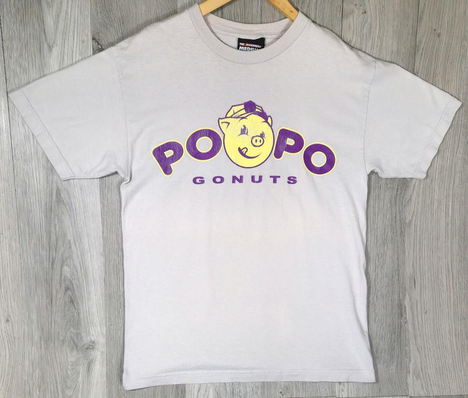 The Hundreds The Hundreds Popo Gonuts Graphic T Shirt Medium Vintage #4 Size US M / EU 48-50 / 2 - 1 Thumbnail