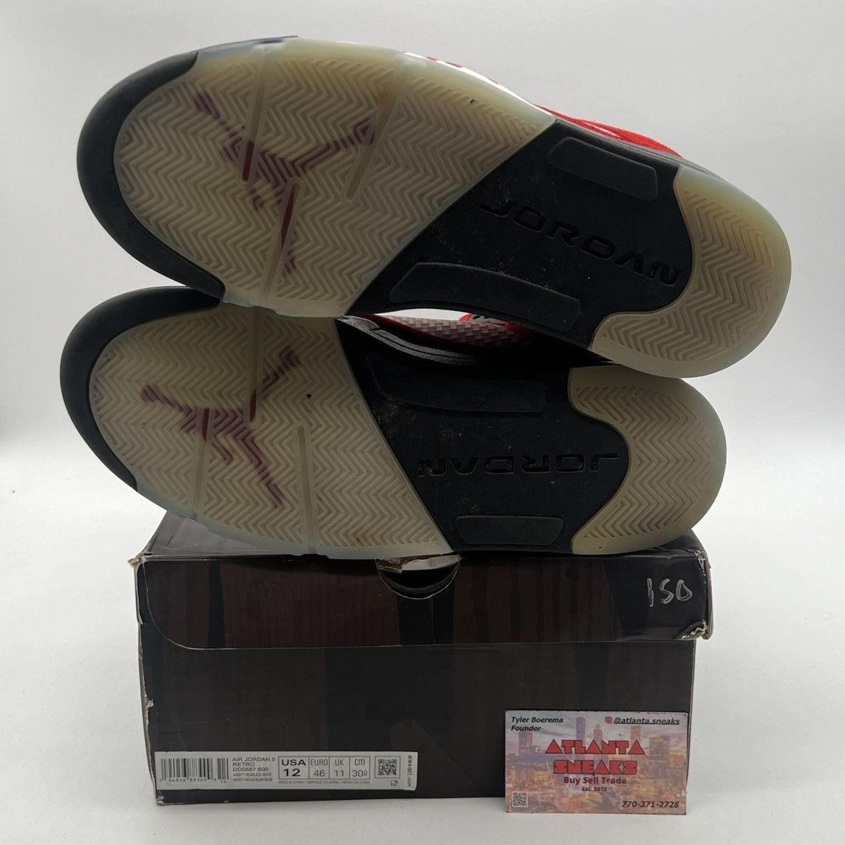 Jordan Brand Air Jordan 5 raging Bull Size US 12 / EU 45 - 8 Thumbnail