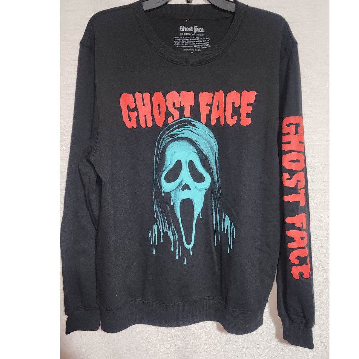 Other ghost face black sweatshirt men size medium Size US M / EU 48-50 / 2 - 4 Thumbnail