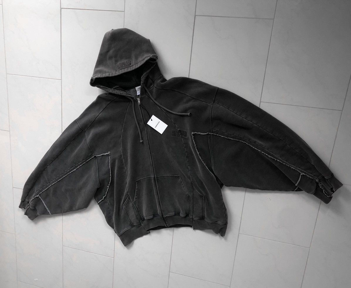 Vetements Vetements Cut-Up / Destroyed / Deconstructed Zip Hoodie 