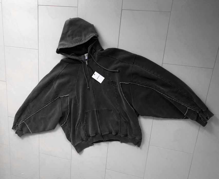 VETEMENTS CUT-UP ZIP-UP foodie - www.stedile.com.br