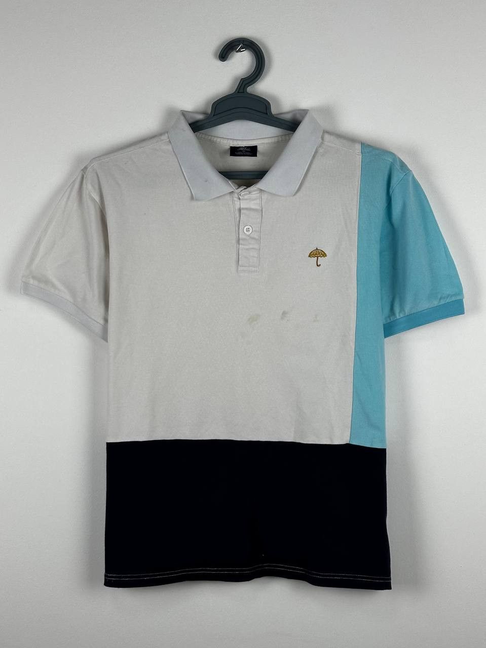 Helas × Japanese Brand × Vintage Helas Umbrella Multicolour Polo T Shirt Size M Size US M / EU 48-50 / 2 - 1 Thumbnail