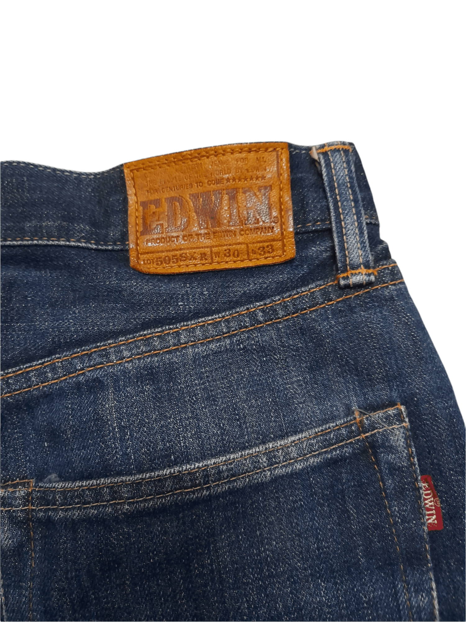 Edwin 90s Edwin 505SXR Special Ed. R- Selvedge Denim (D769) W30 Size US 30 / EU 46 - 9 Thumbnail