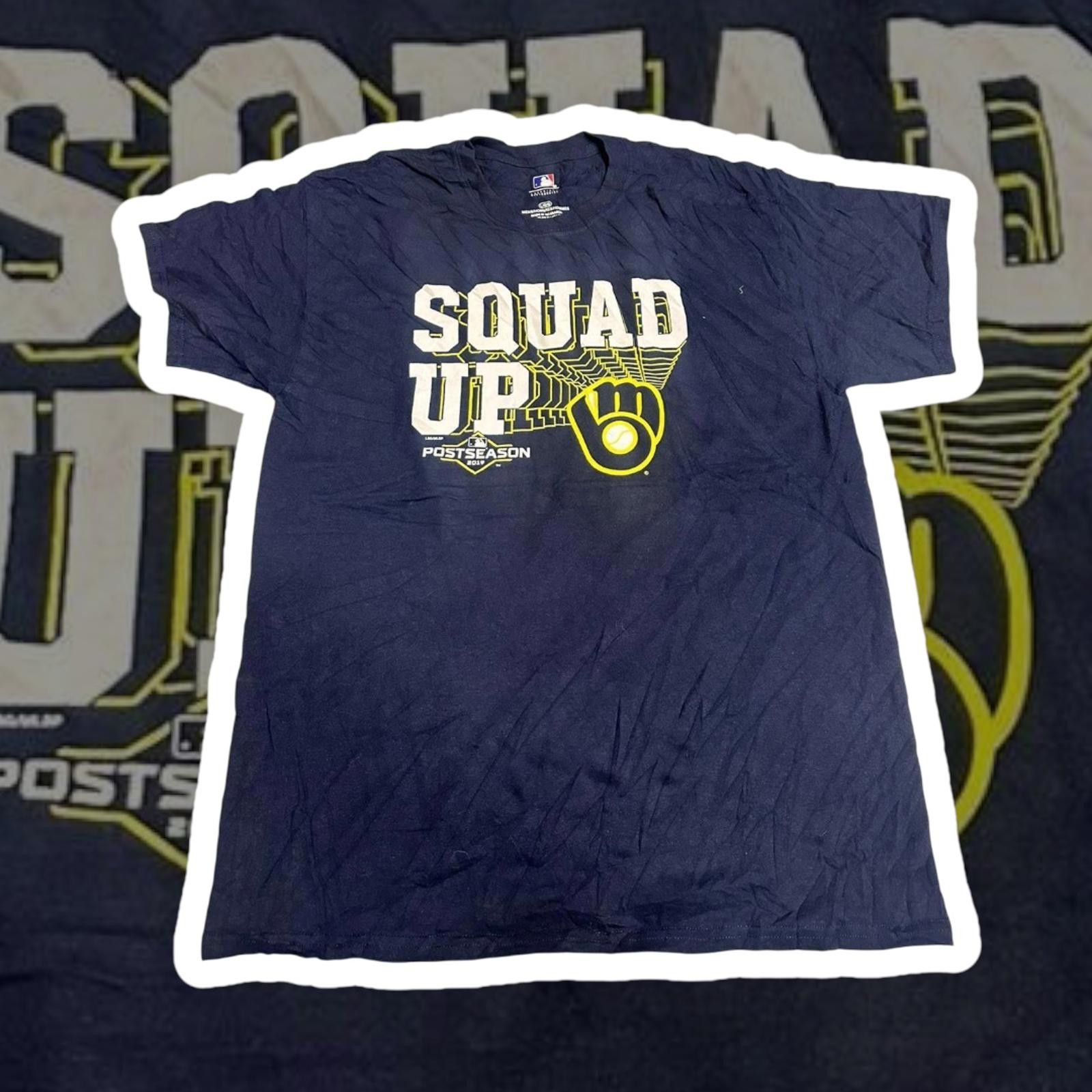 MLB MLB 2019 Postseason Squad Up T-Shirt - Navy Blue Size US L / EU 52-54 / 3 - 1 Thumbnail