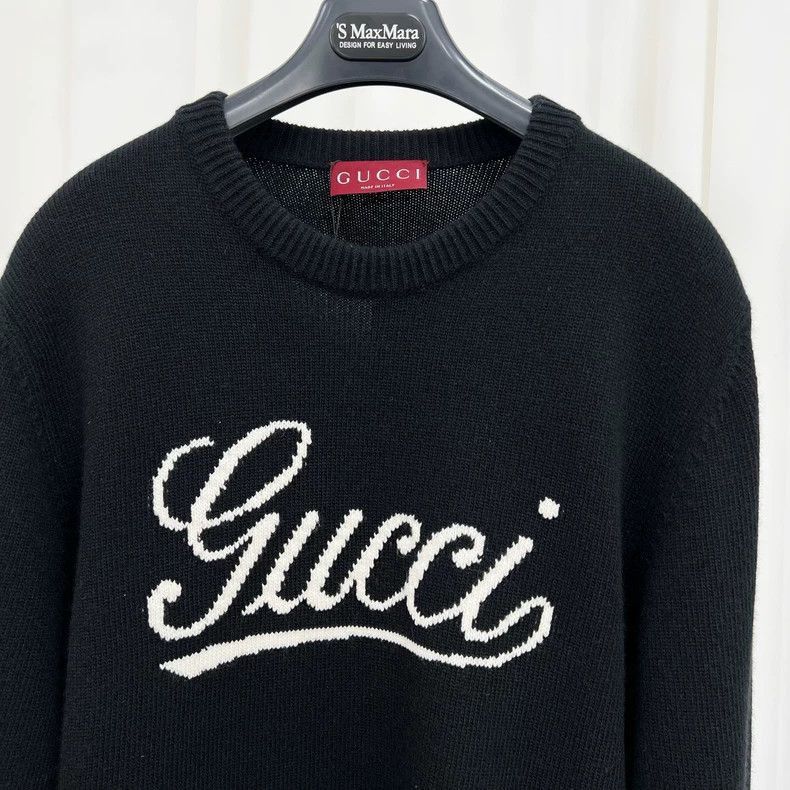 Gucci Gucci Script Knit Sweater Size S-2506 Size S / US 4 / IT 40 - 3 Thumbnail