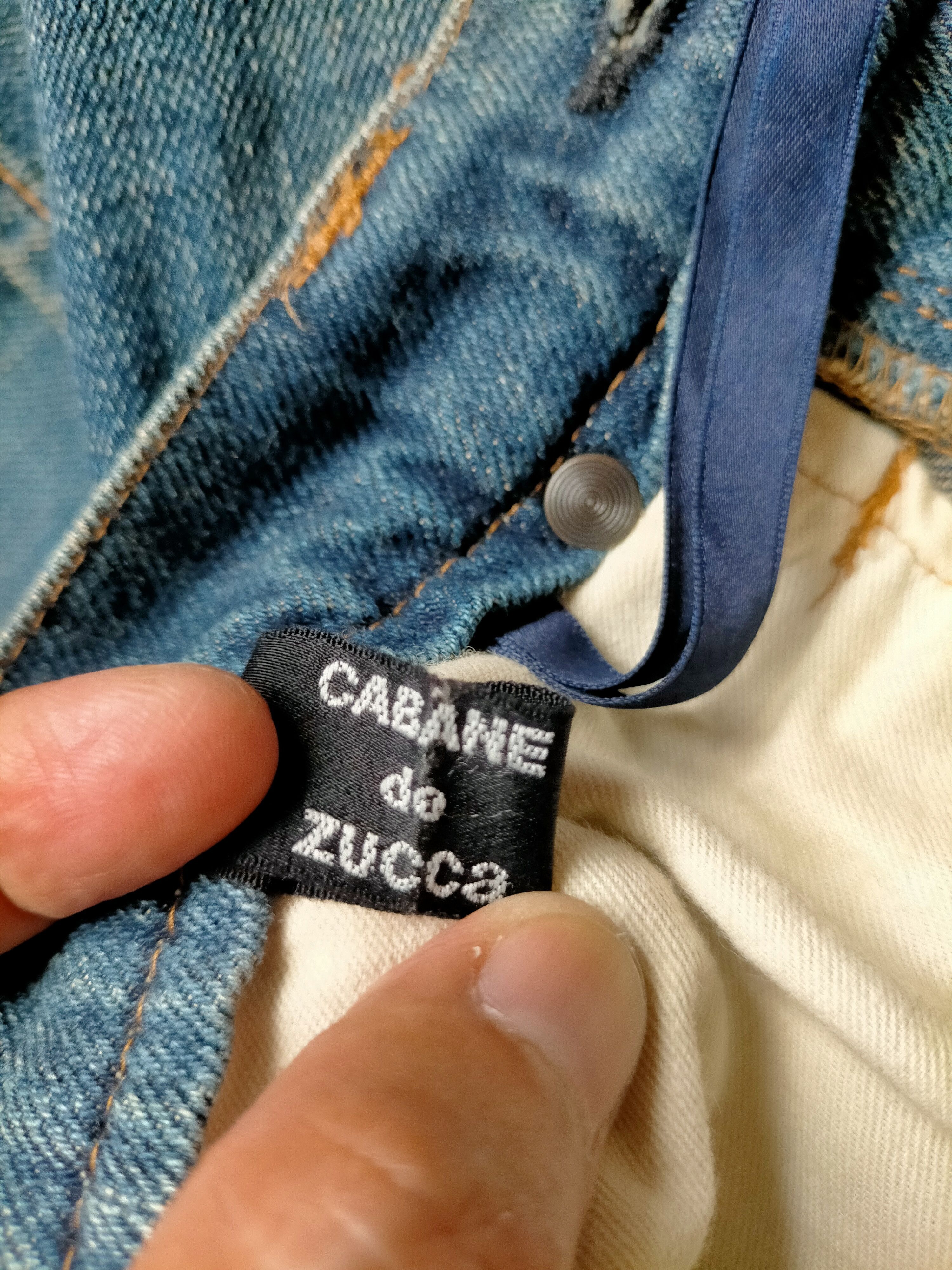 CABANE de ZUCCa CABANE de ZUCCa Single Pocket Denim Pants Jeans Size US 33 - 19 Thumbnail