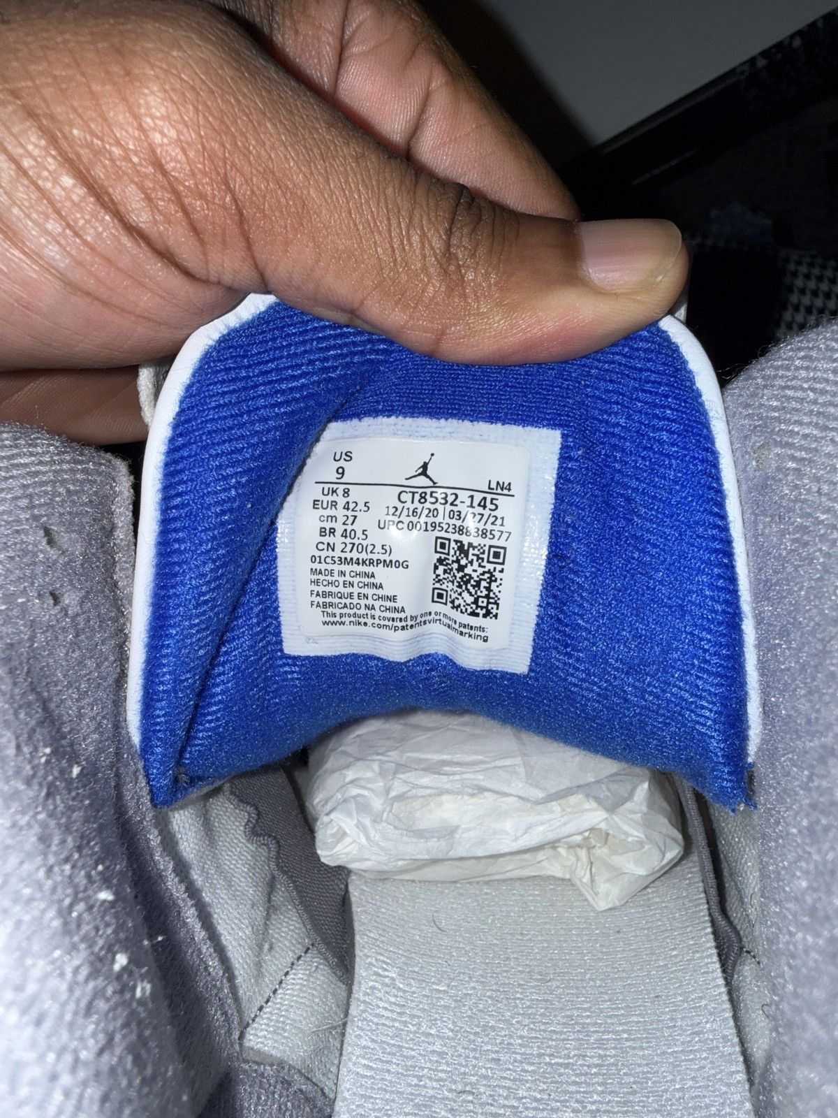 Jordan Brand Racer Blue Jordan 3s Size US 9 / EU 42 - 6 Thumbnail