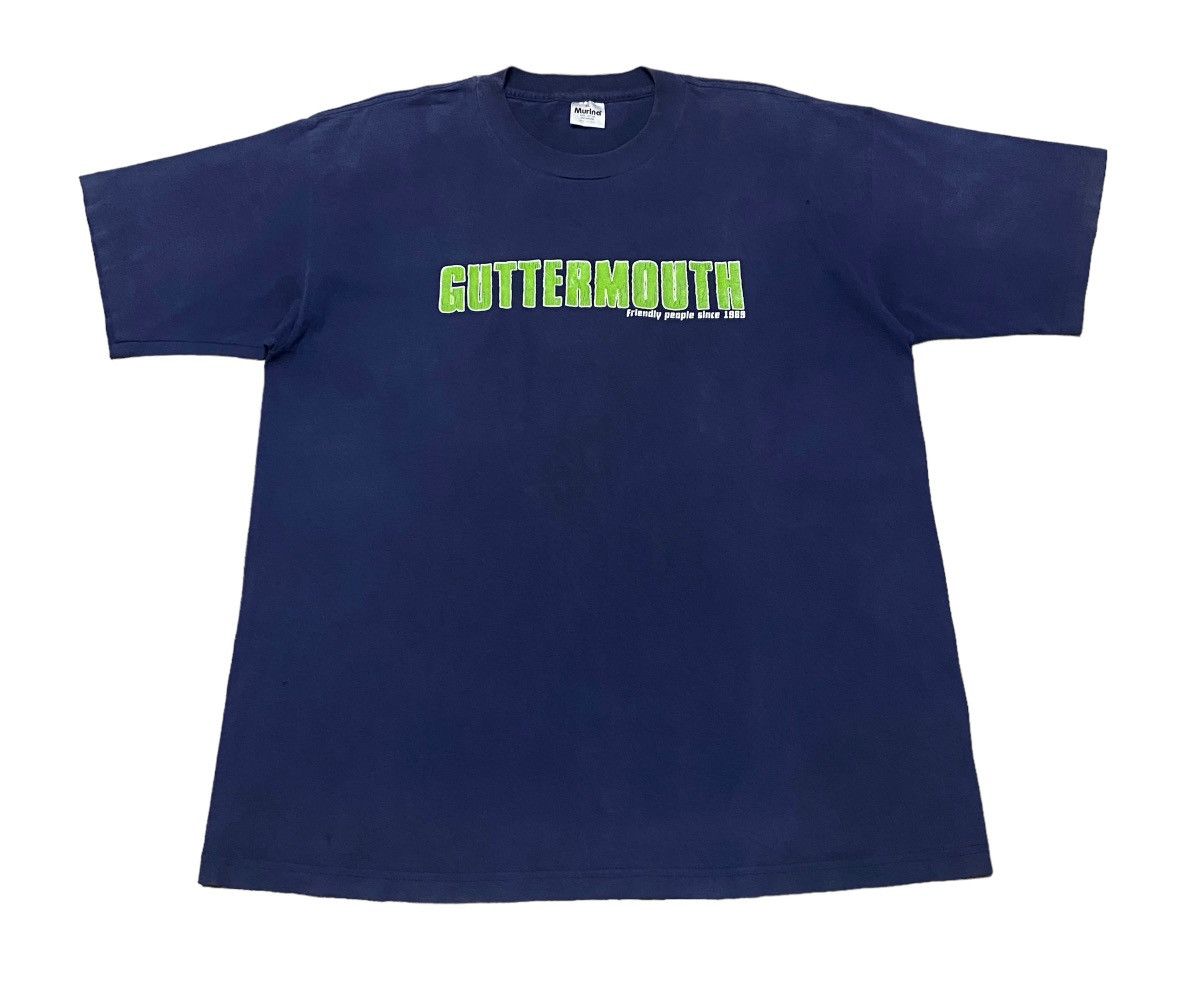 Rare Design Vintage Rick Band Guttermouth T-shirt 1994s