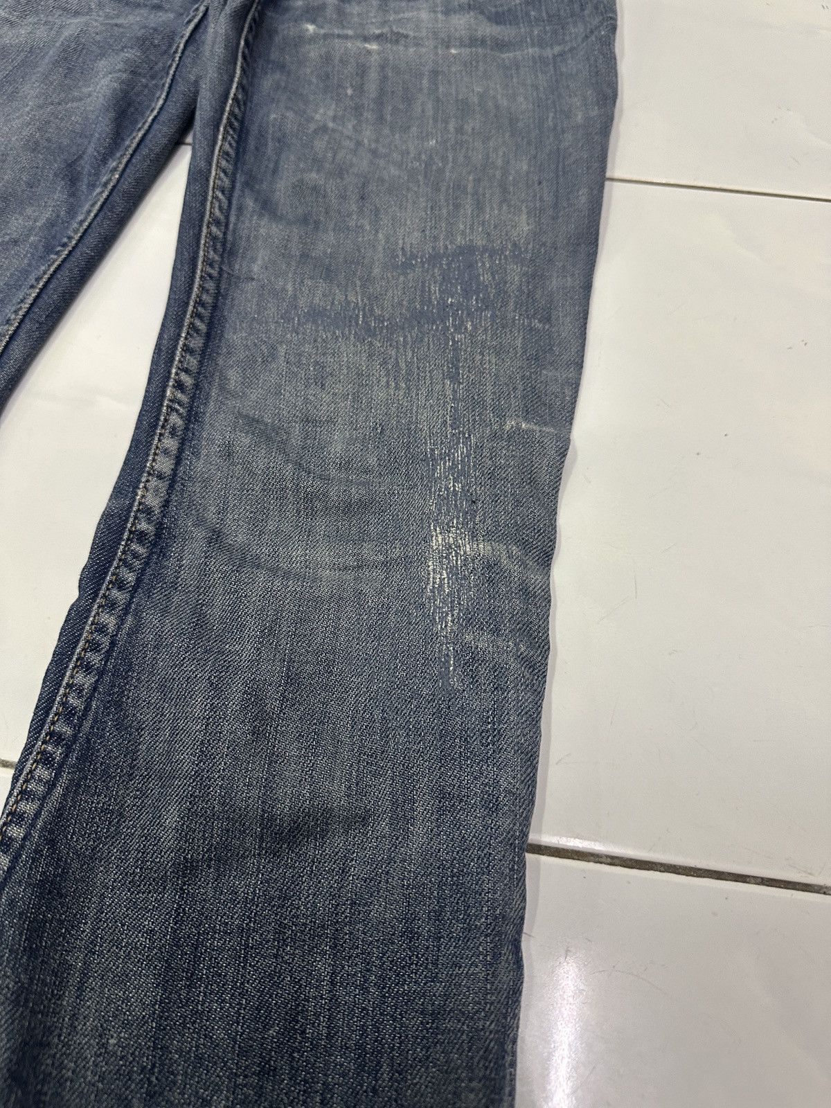 Ever × Japanese Brand × Vintage Vintage EVER Distressed Flare Jeans Slim Fits Size US 27 - 14 Thumbnail