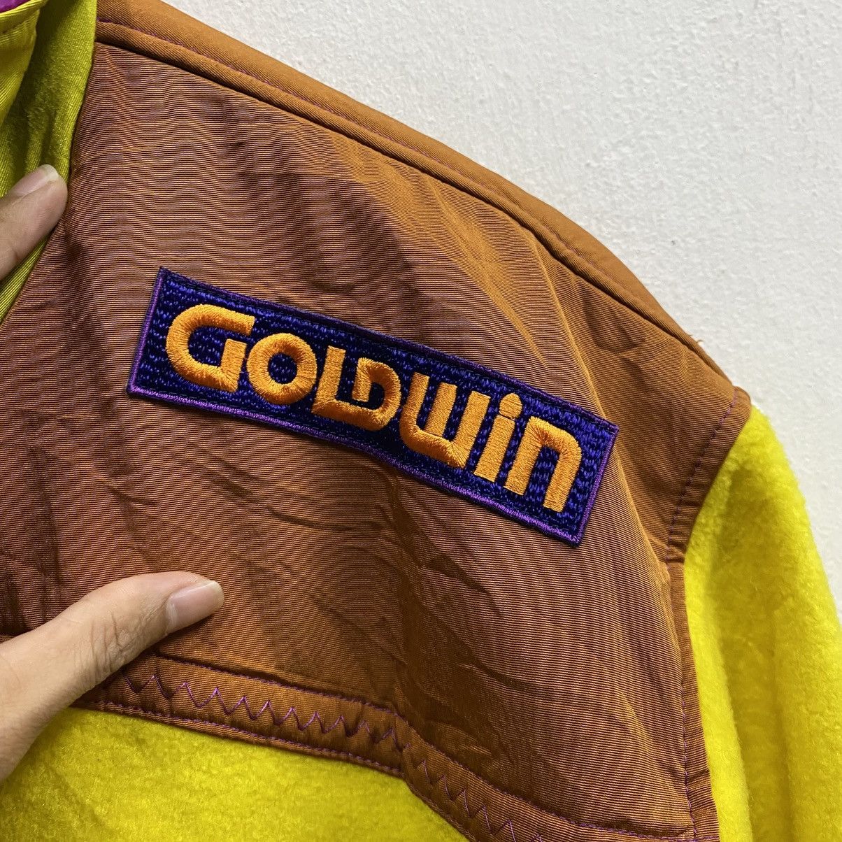 Goldwin Vintage Goldwin Rodeo Bomb! Multi Colour Fleece Ski Jackets Size US M / EU 48-50 / 2 - 13 Thumbnail
