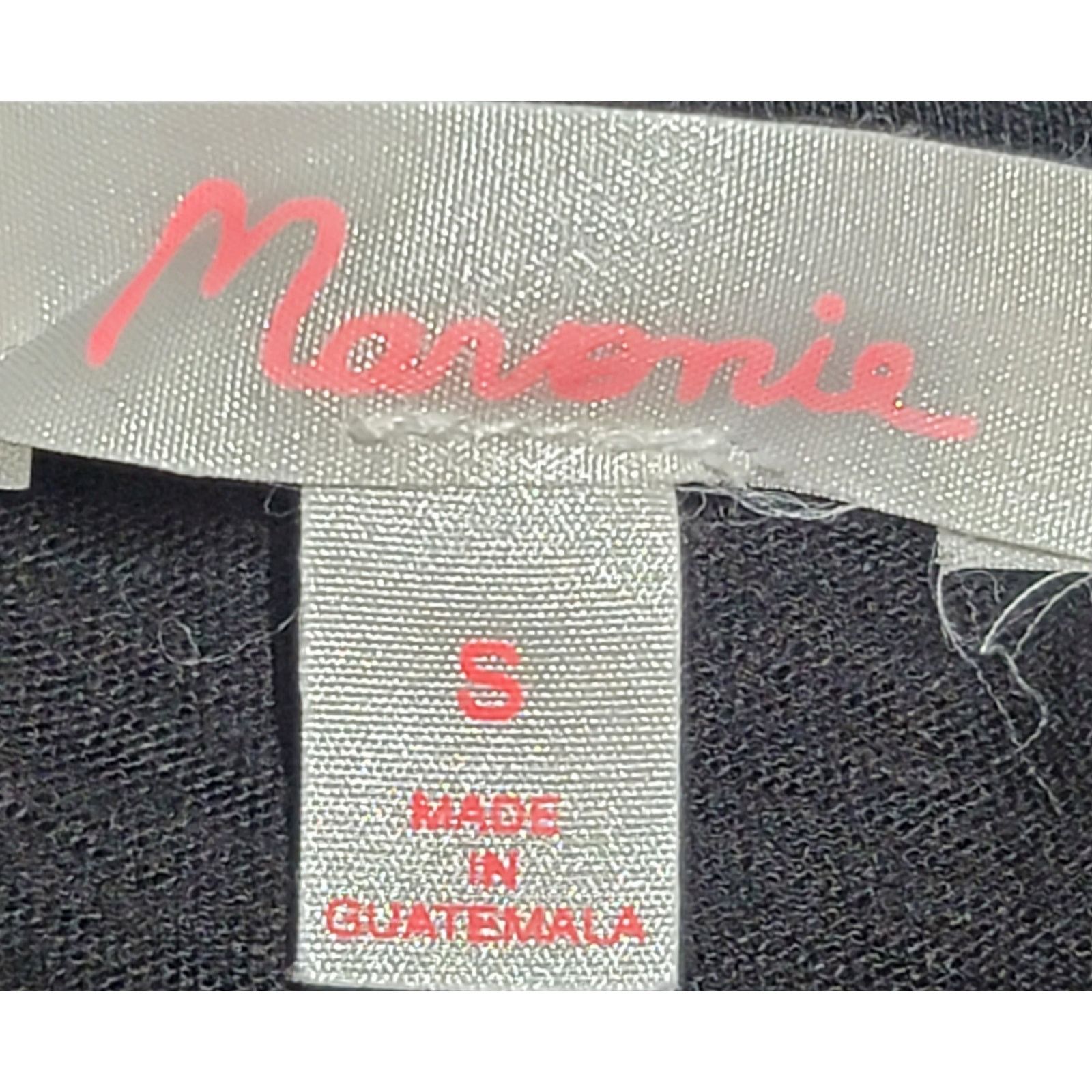 Other Marvenie Black Slub Knit V Neck Top Small Lightweight Soft Size S / US 4 / IT 40 - 3 Thumbnail