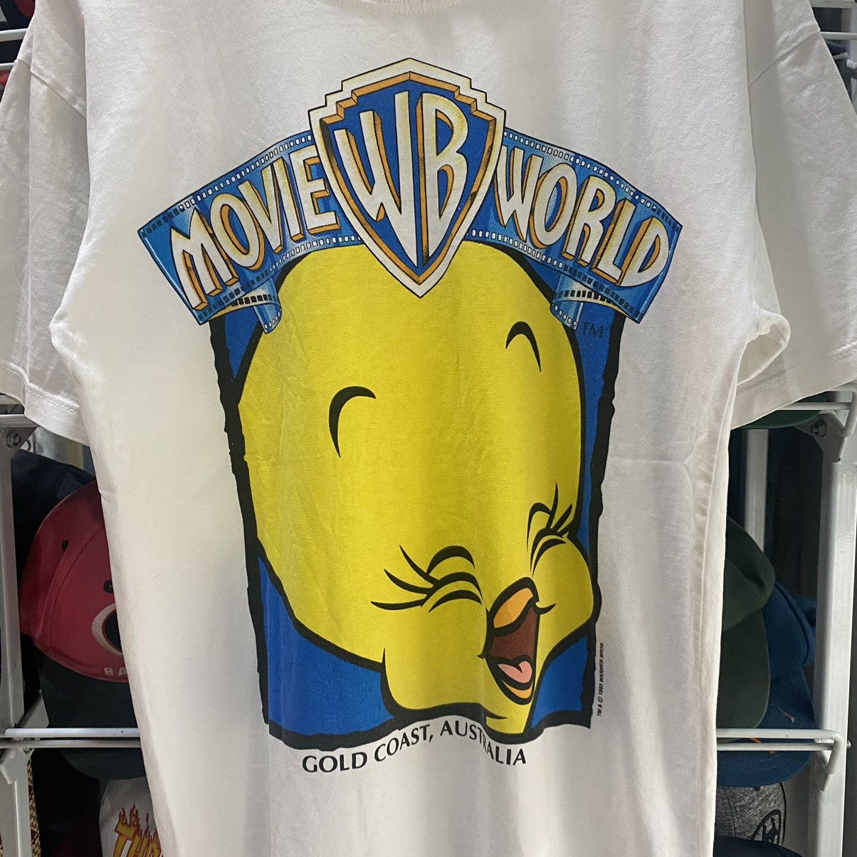 Vintage × Warner Bros Looney Tunes Tweety Bird Movie World Warner Bros tee Size US M / EU 48-50 / 2 - 5 Thumbnail