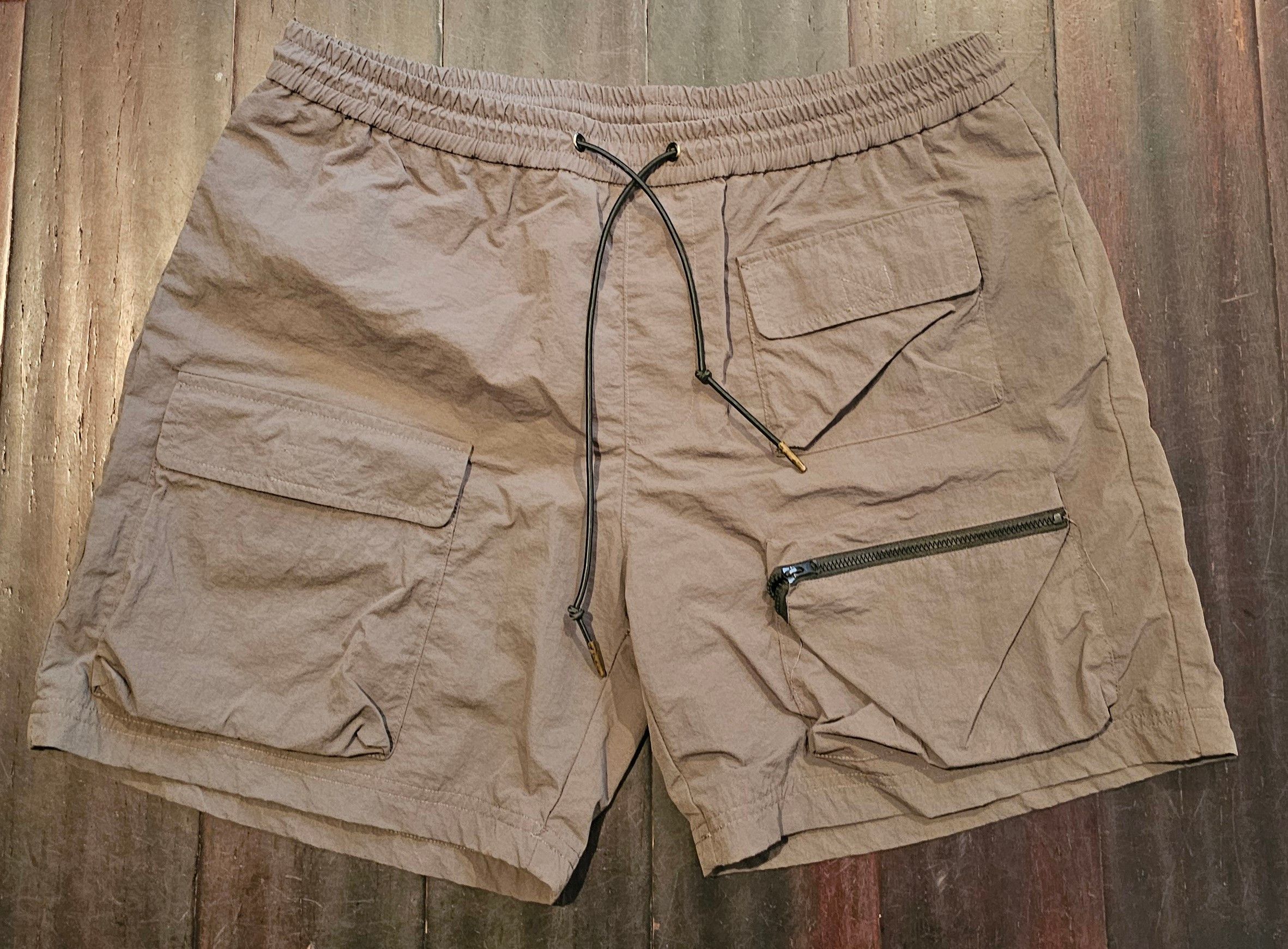 Richie le collection Utility Cargo Shorts - Grey