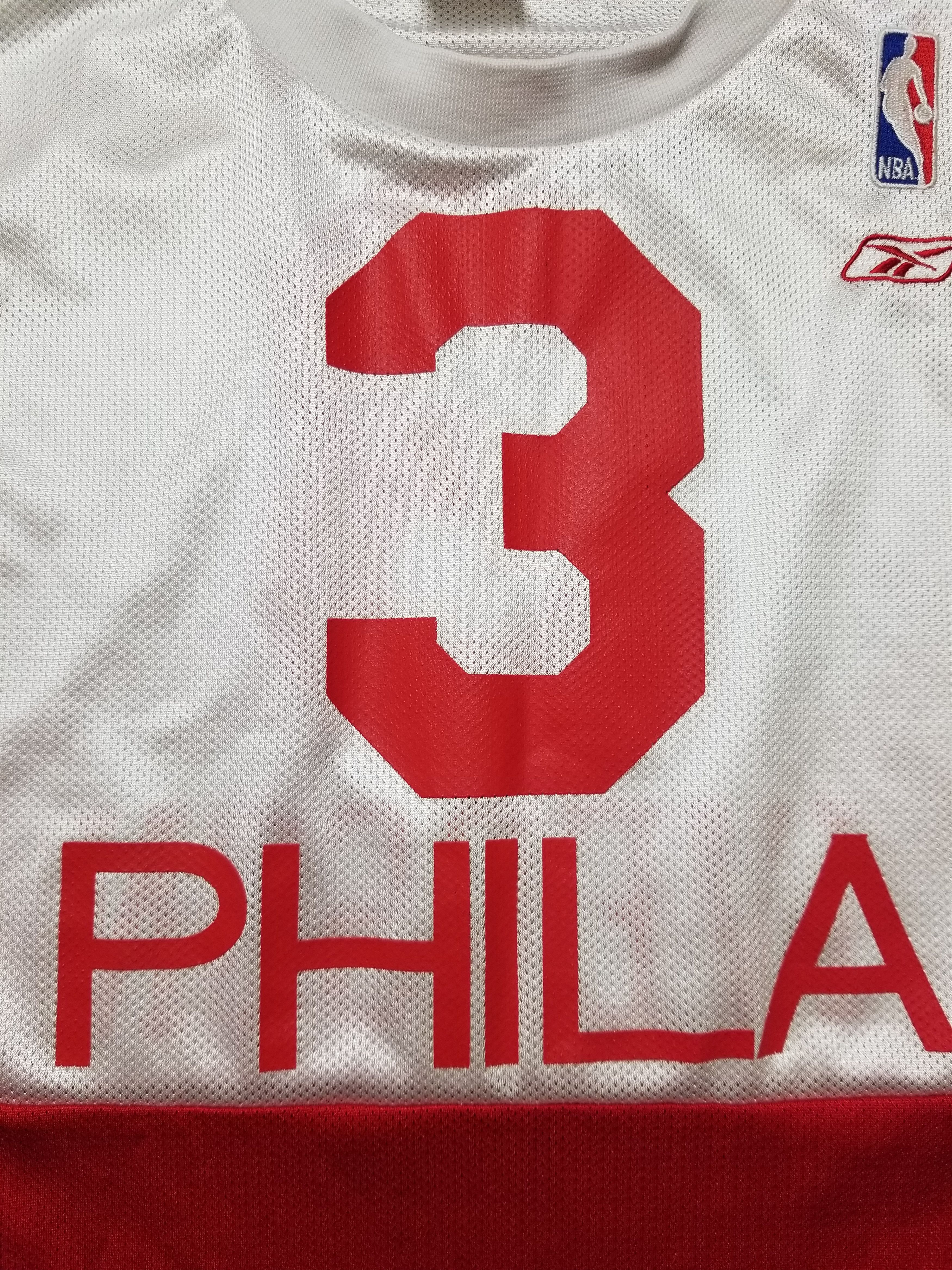Reebok Allen Iverson Philadelphia 76ers Sixers Jersey 1965-1966 Size US L / EU 52-54 / 3 - 9 Thumbnail