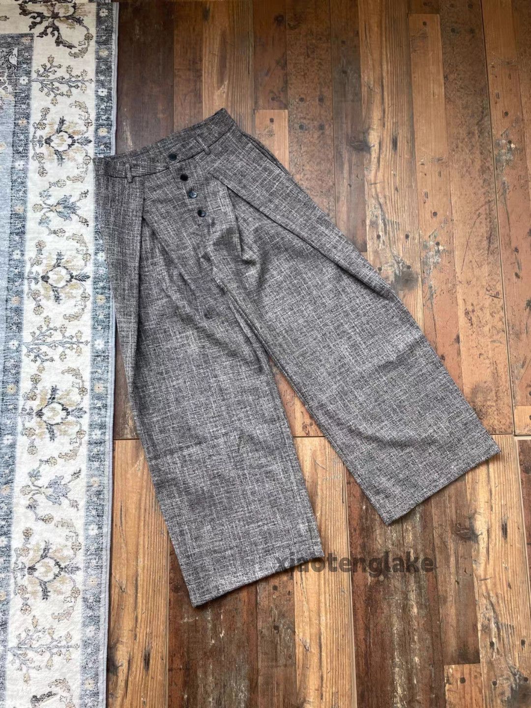 Vintage xtl utility loose baggy yuppie outdoor flared pleated pants Size US 28 / EU 44 - 1 Thumbnail