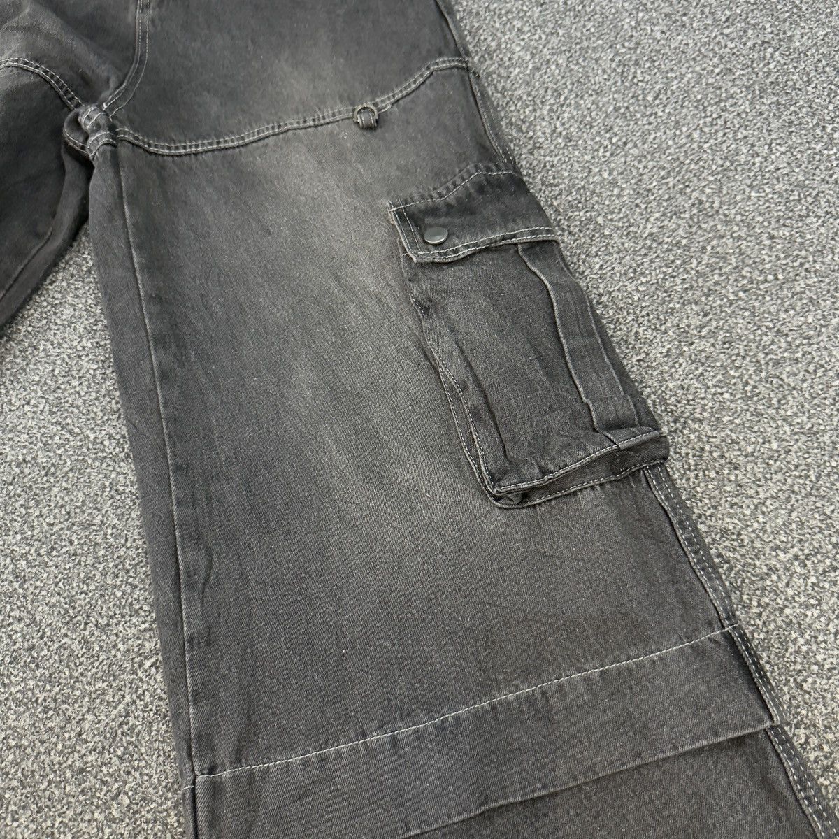 If Six Was Nine Vintage 90s Japanese Streetwear Super Baggy Drise Pants Size US 30 / EU 46 - 4 Thumbnail