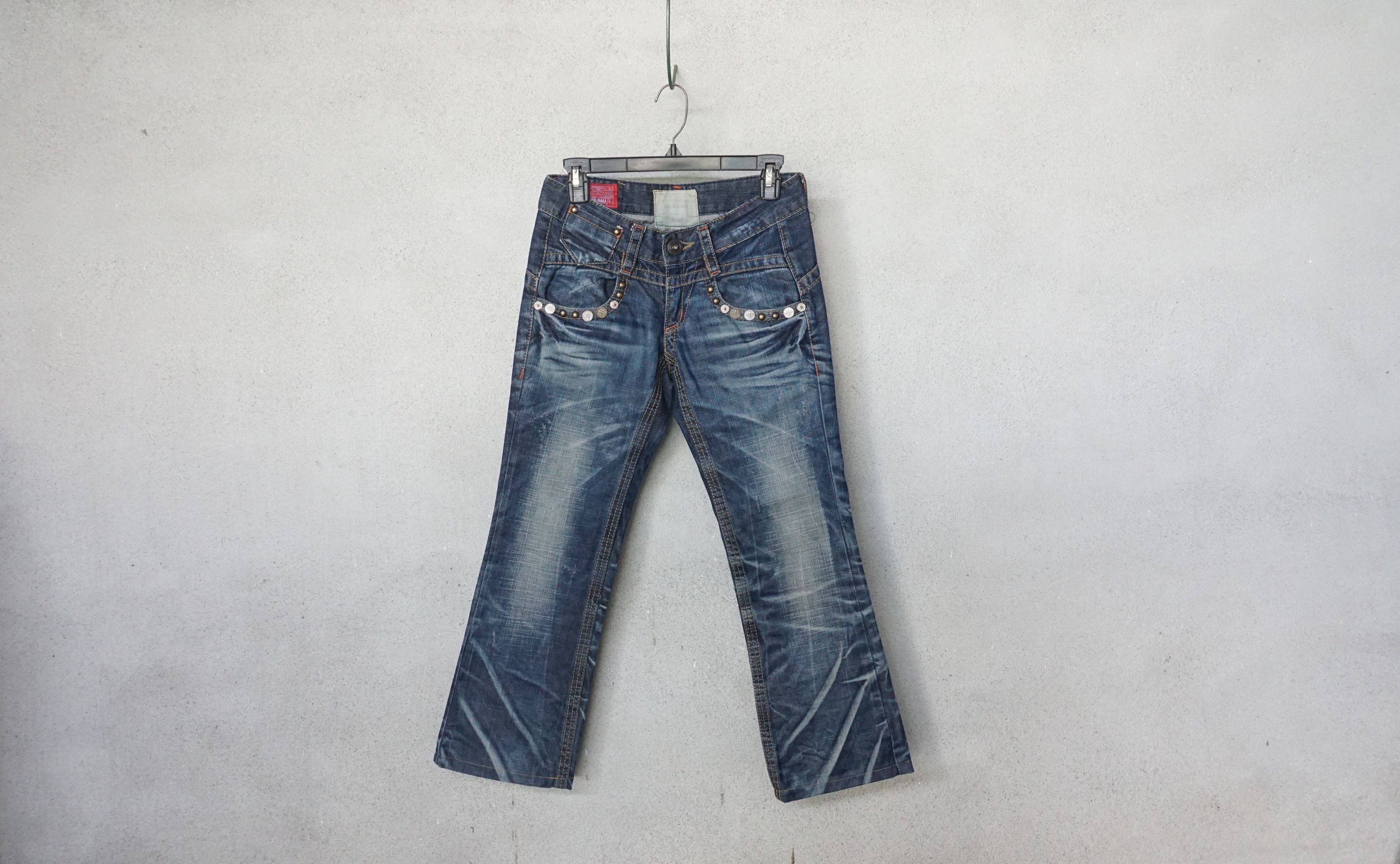 Japanese Brand Exotic vintage Denim Lolita Boot Cut Jeans Size US 28 / EU 44 - 1 Thumbnail