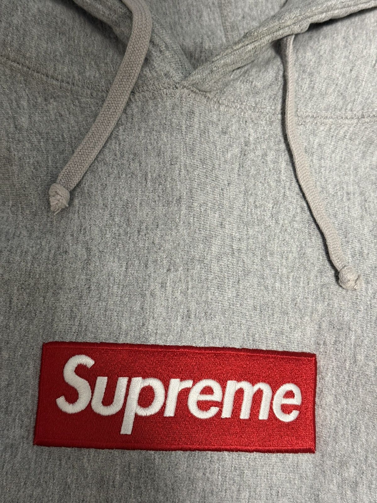 Supreme Supreme fw12 red on grey box logo hoodie hooded sweatershirt Size US XL / EU 56 / 4 - 3 Thumbnail