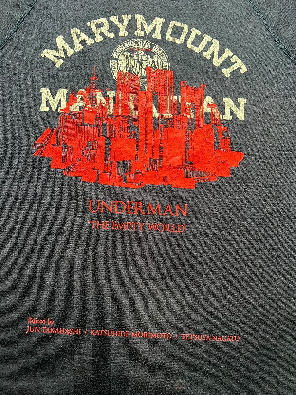 Undercover Undercover SS11 ‘Underman” Sun Faded Distressed Raglan Tee Size US M / EU 48-50 / 2 - 4 Thumbnail