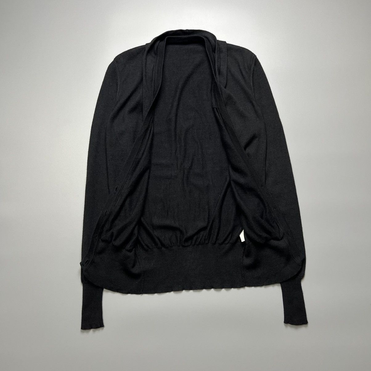 Maison Margiela Maison Margiela - Line 4 Double Collar Wool - Cardigan Size ONE SIZE - 3 Thumbnail
