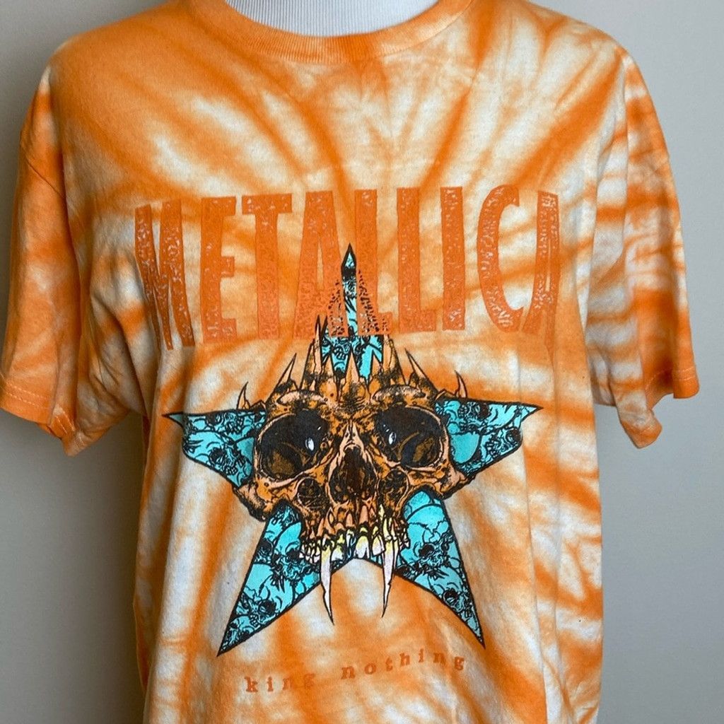 Metallica Orange Tie-Dye Short Sleeve Tee Size US S / EU 44-46 / 1 - 1 Thumbnail