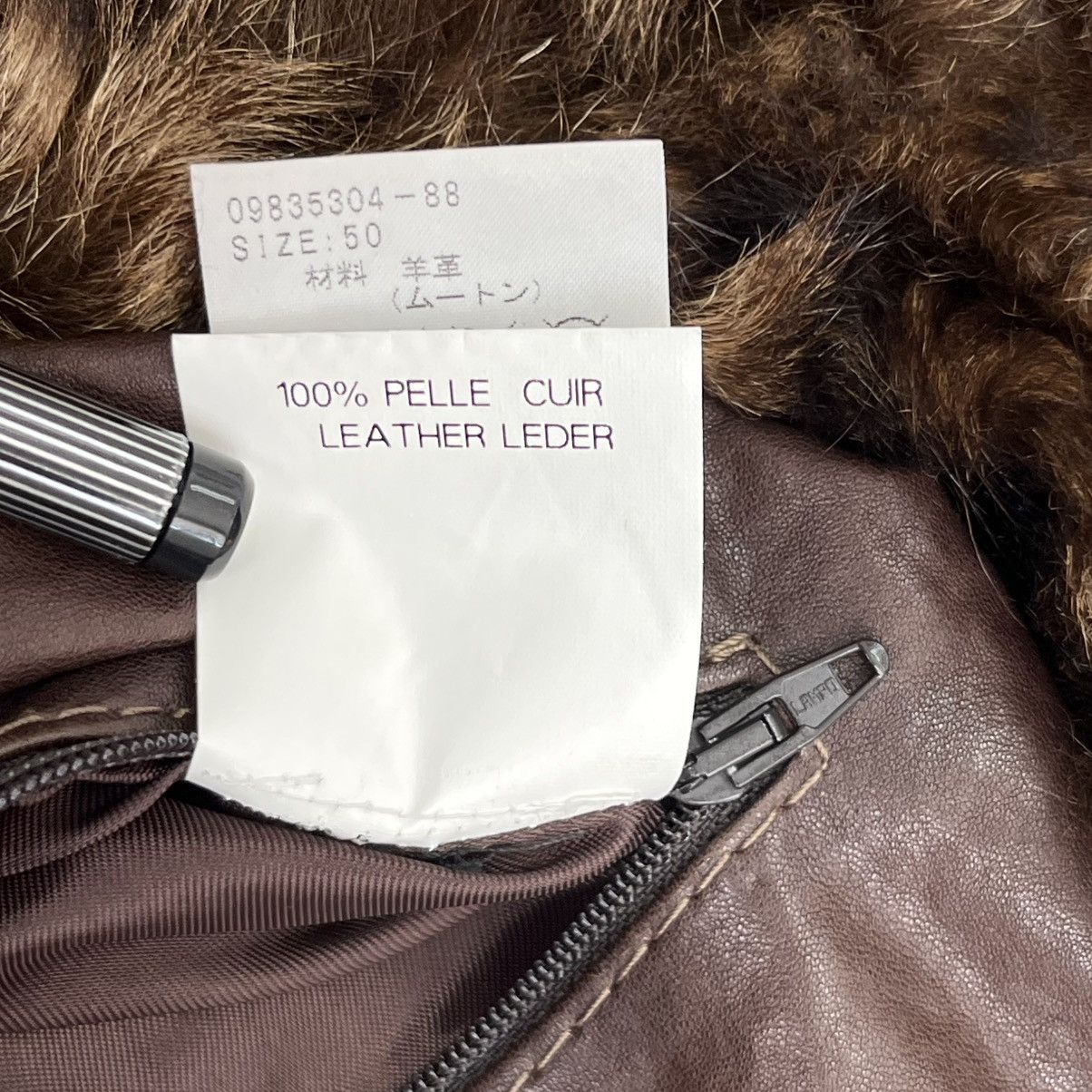 Japanese Brand Niblick Sheepskin Shearling Sun Faded Coat Size US M / EU 48-50 / 2 - 12 Thumbnail