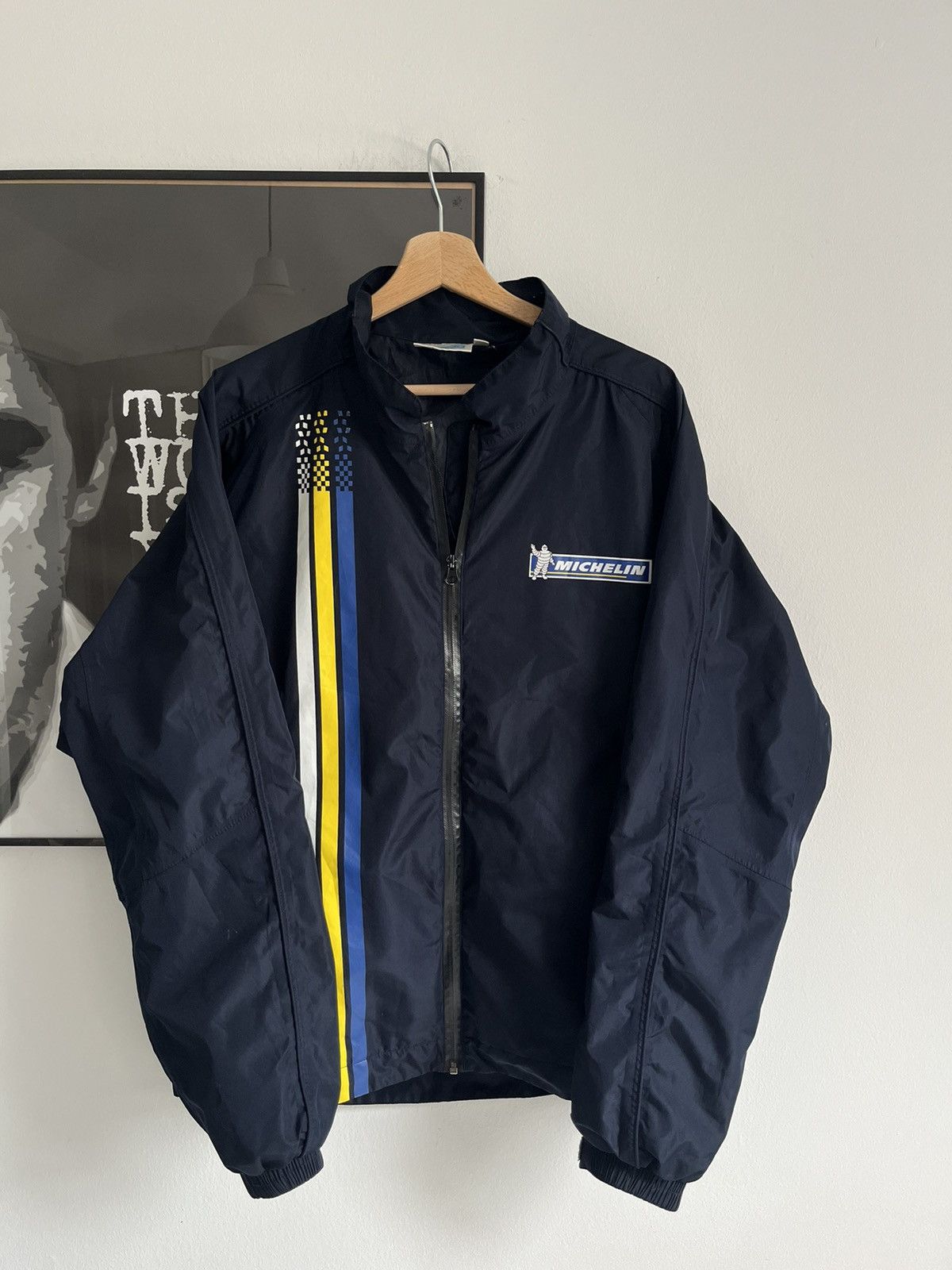 Vintage Vintage Michelin Windbreaker Jacket Rare Racing Size US XL / EU 56 / 4 - 1 Thumbnail