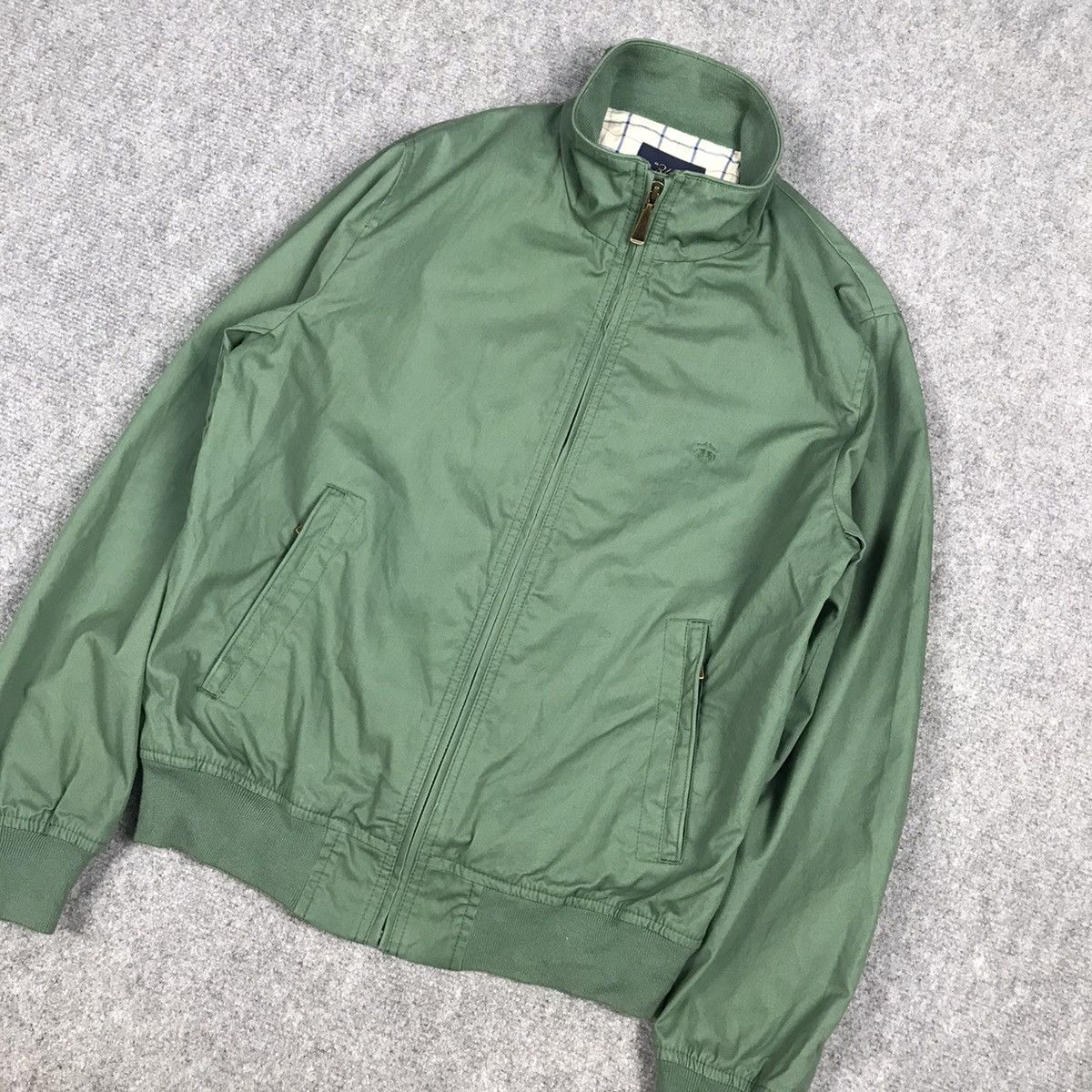 Brooks Brothers BROOKS BROTHERS GREEN ZIPPER JACKET Size US S / EU 44-46 / 1 - 4 Thumbnail