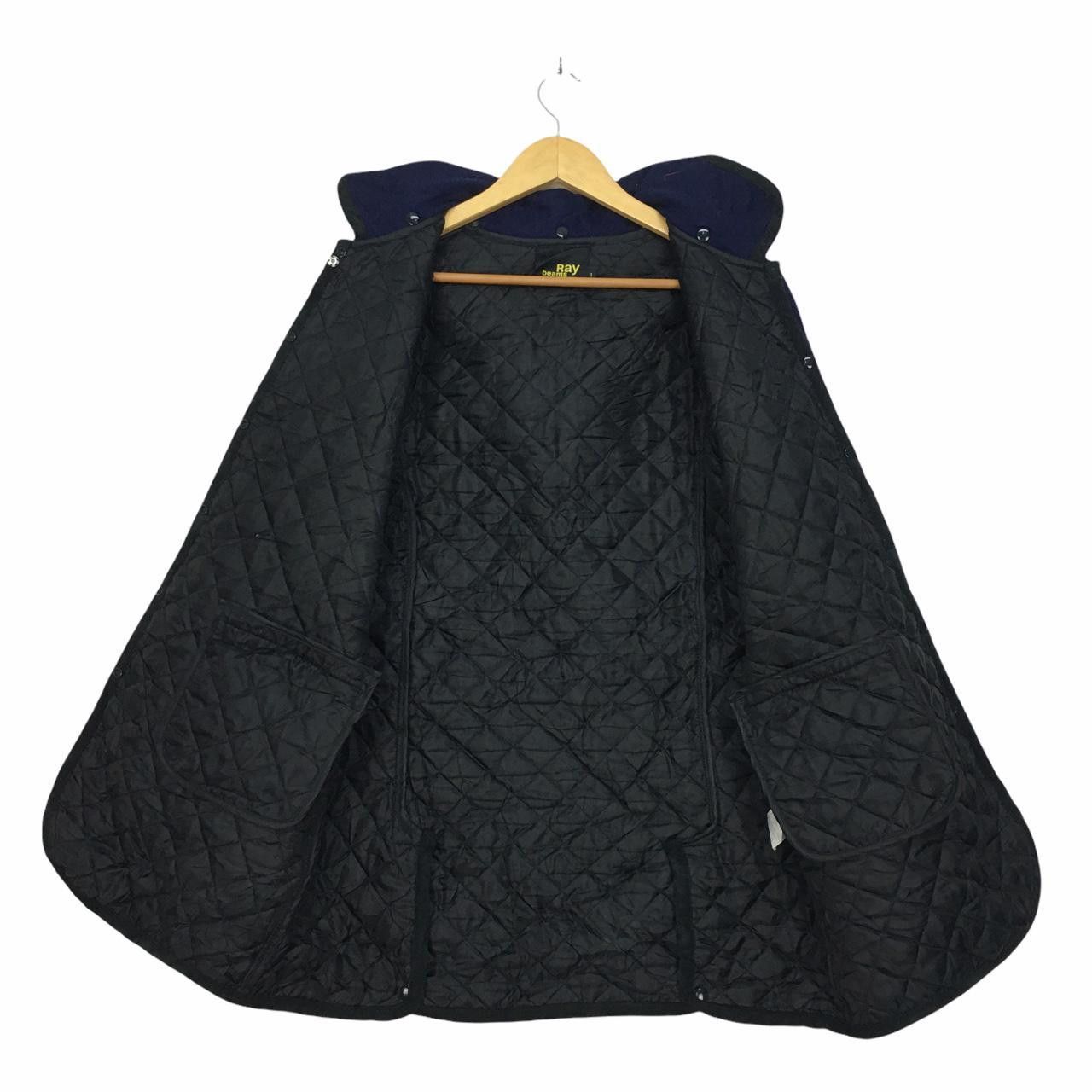Japanese Brand Vtg Japanese Brand BEAMS Ray Beams Quilted Hoodie Size S / US 4 / IT 40 - 2 Thumbnail
