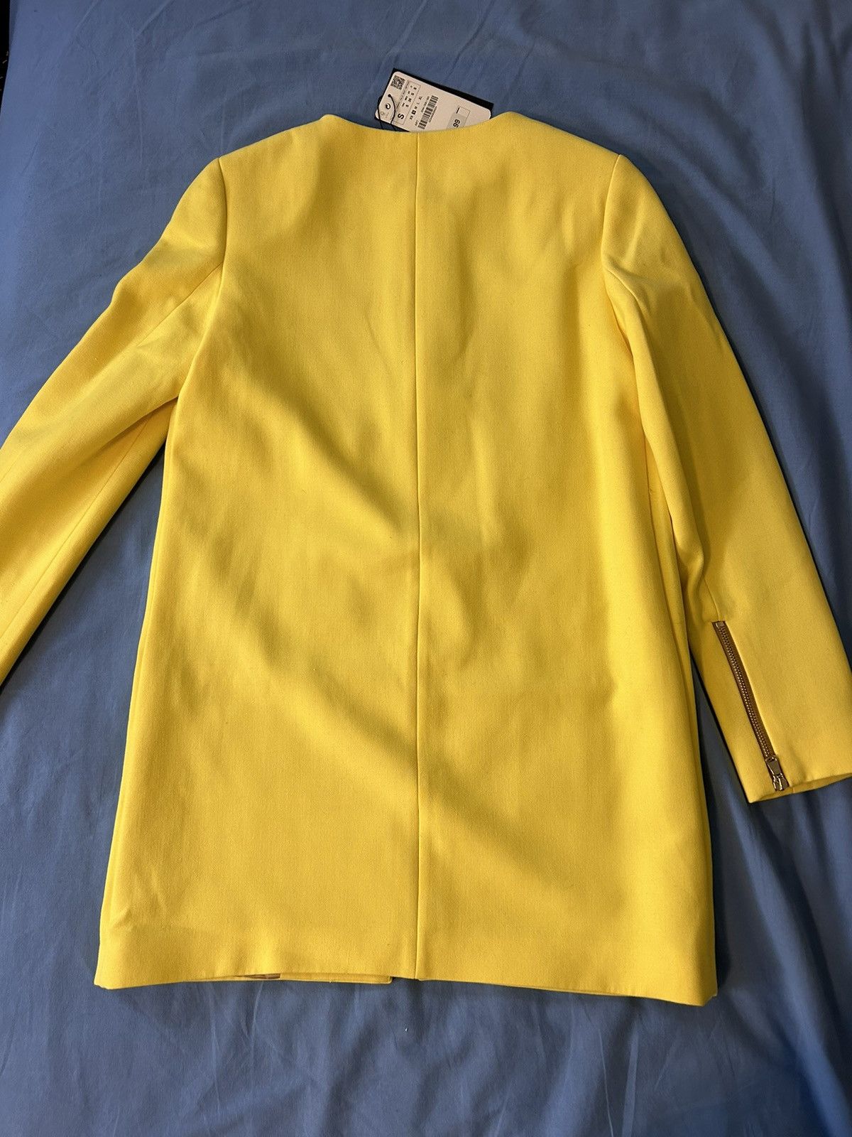 Zara zara yellow coat Size S / US 4 / IT 40 - 2 Thumbnail