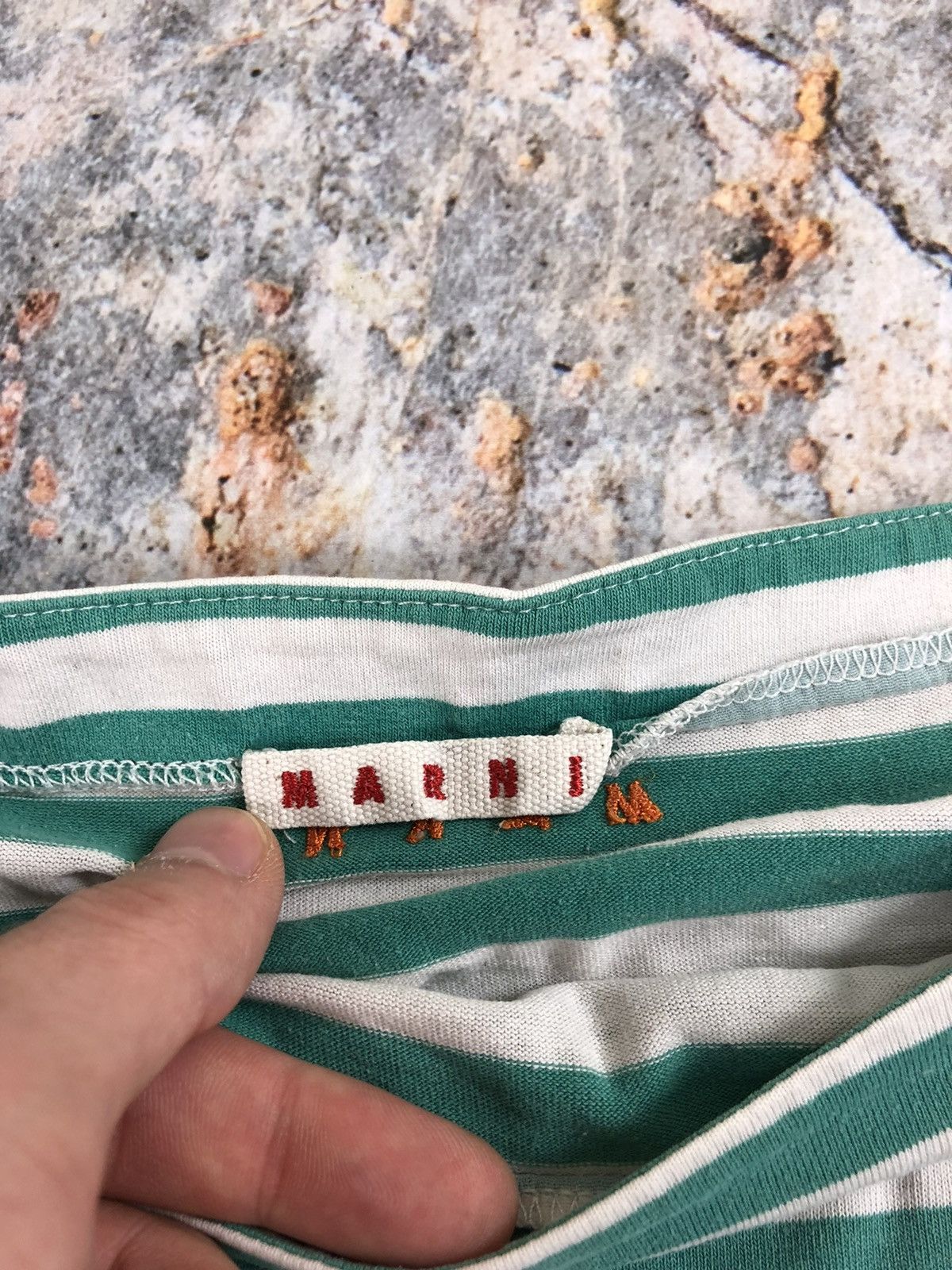 Marni Marni striped short top T-shirt Size M / US 6-8 / IT 42-44 - 4 Thumbnail