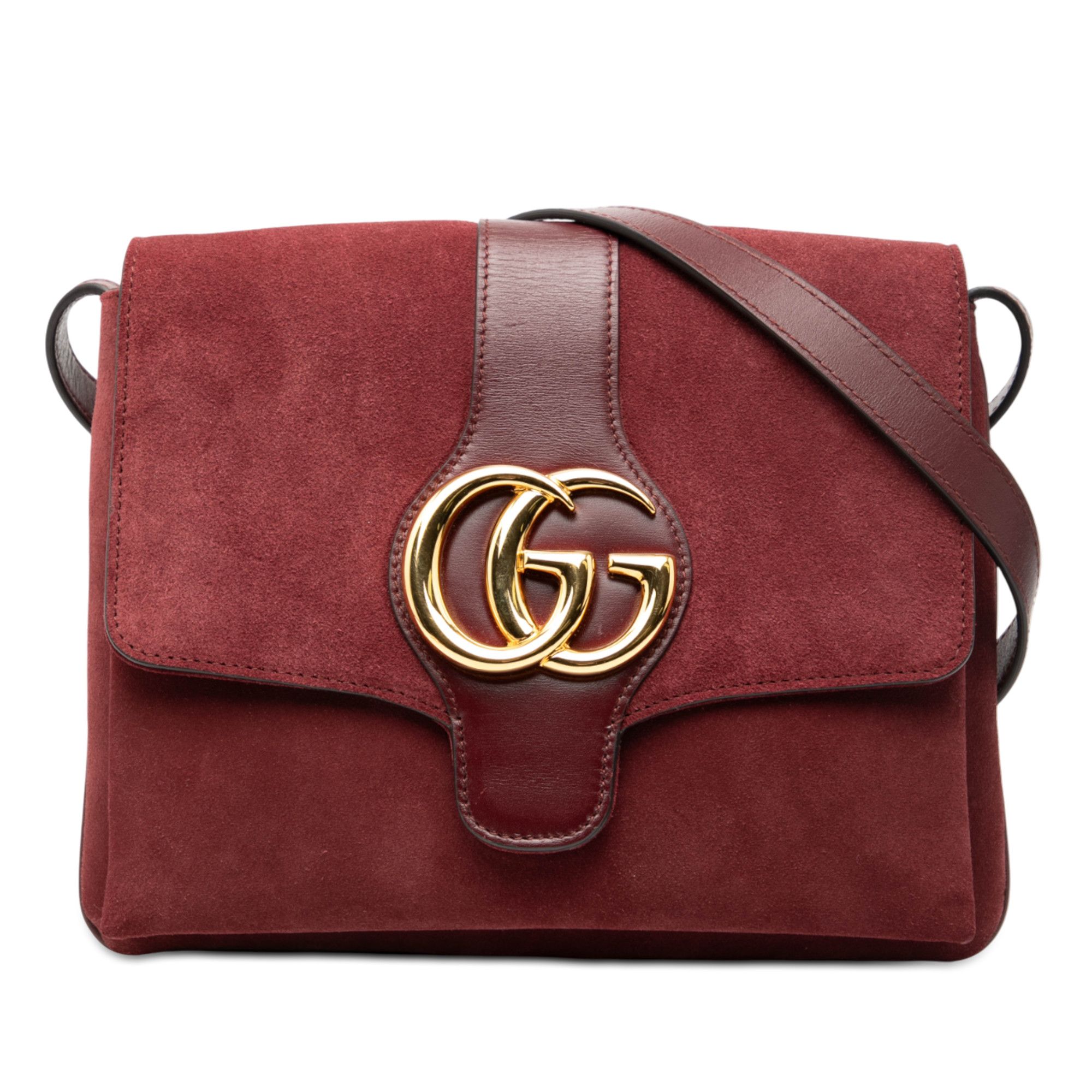 Gucci Gucci Medium Suede Arli Crossbody Size ONE SIZE - 1 Thumbnail