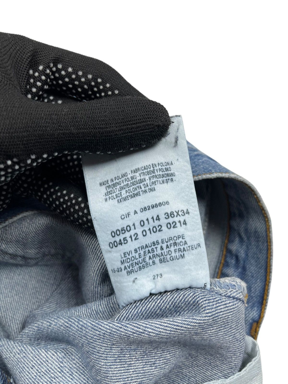 Death Grips Death Grips Custom Made Jeans On Vintage Levi’s 501 Size US 36 / EU 52 - 16 Thumbnail