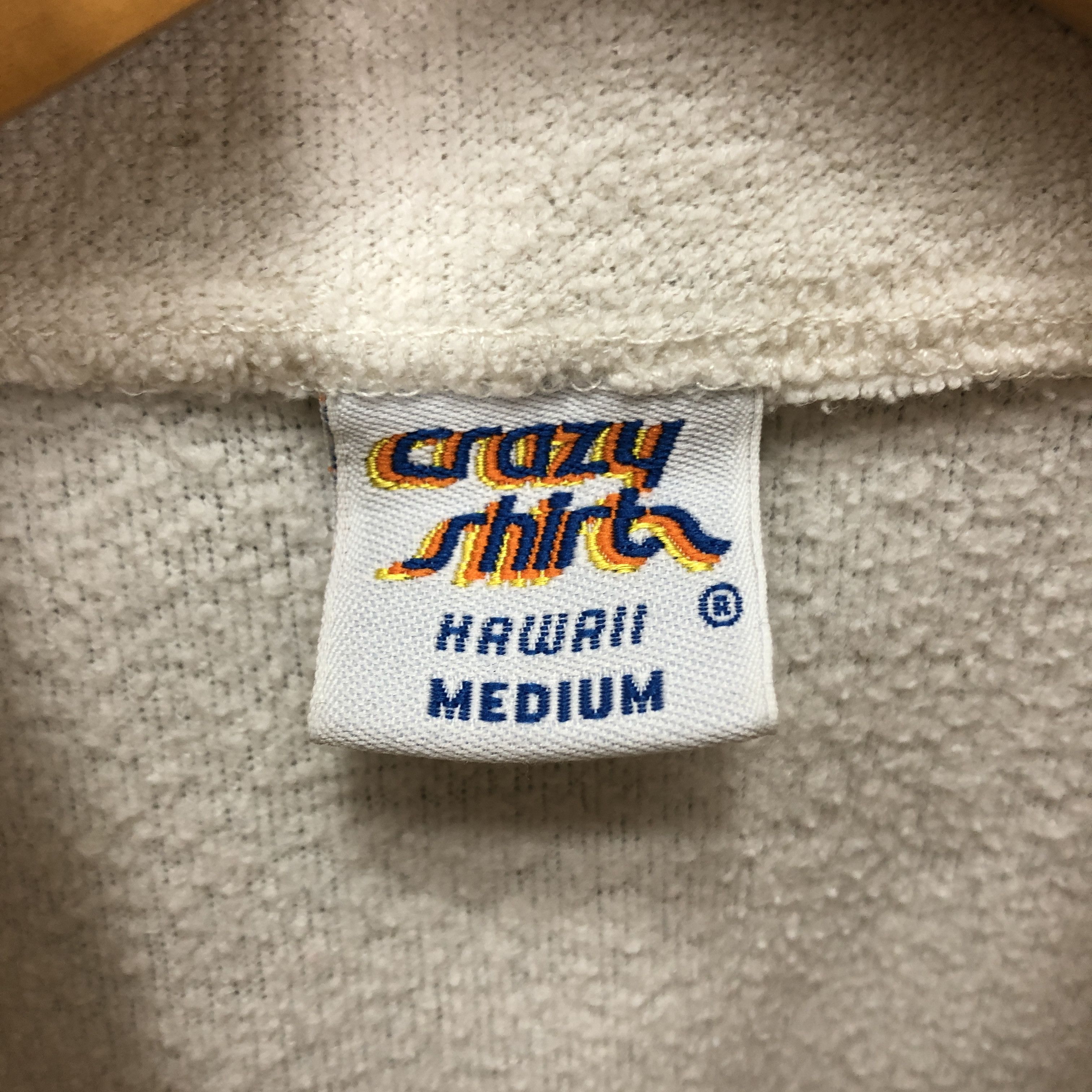 Vintage 90s HAGGAN GUAM by CRAZY SHIRTS Crop Sweatshirt #0929/AI Size M / US 6-8 / IT 42-44 - 6 Thumbnail