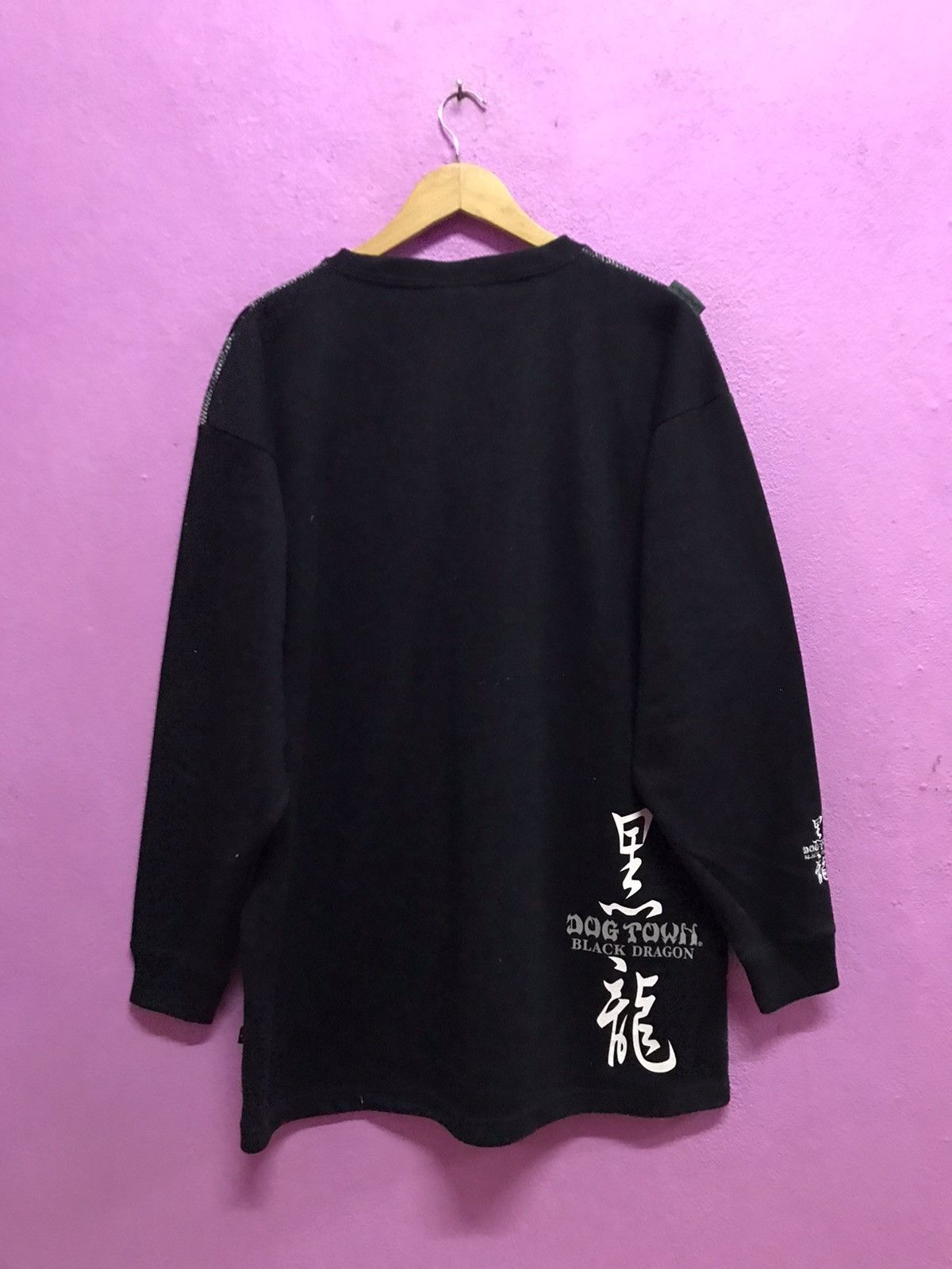 Dogtown Vintage 90's Dog Town Black Dragon Sweatshirts Size X Large Size US XL / EU 56 / 4 - 2 Thumbnail