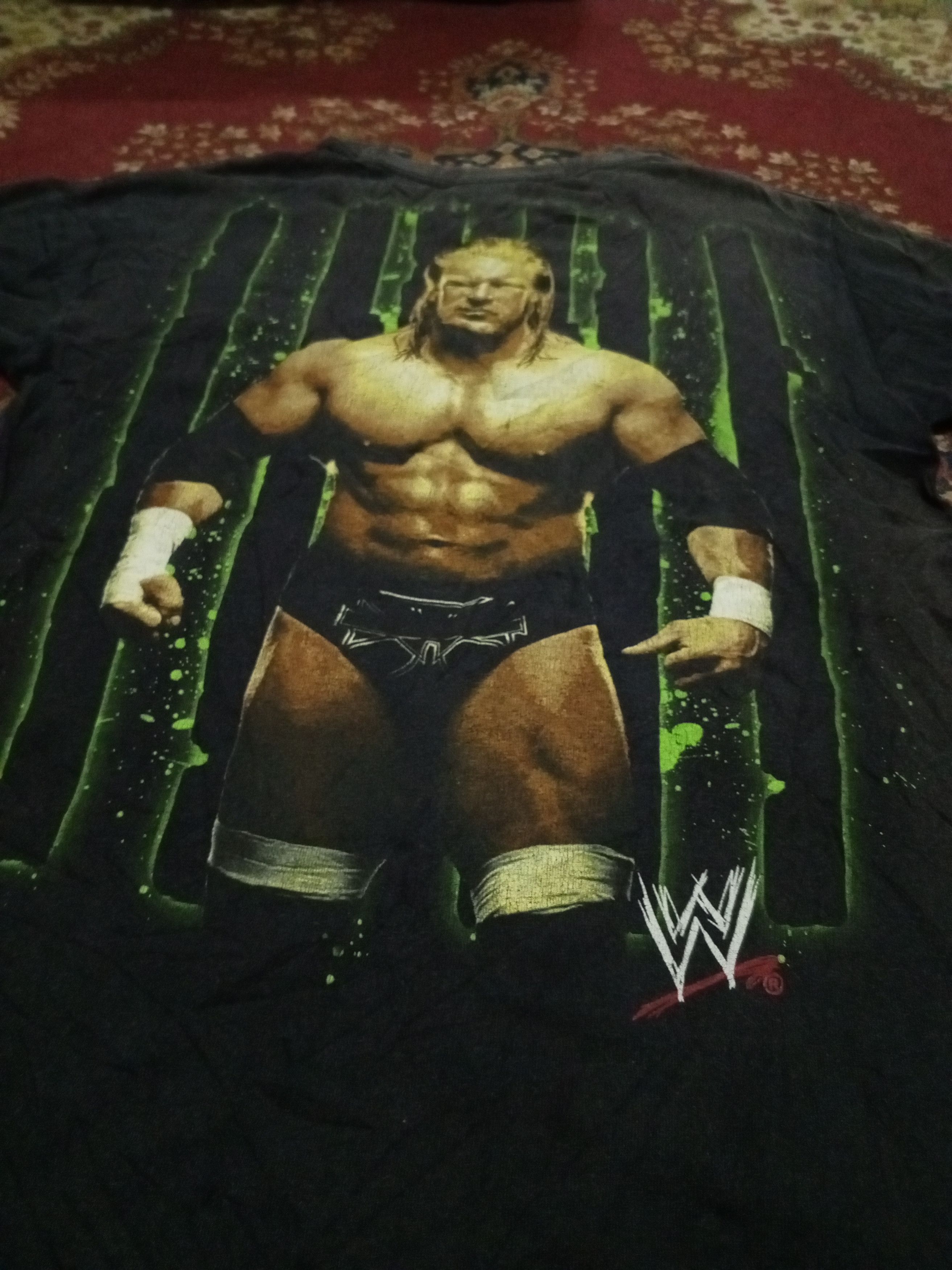 WWE Y2K VTG - WWE ( TRIPLE H ) RARE TSHIRT Size US M / EU 48-50 / 2 - 4 Thumbnail