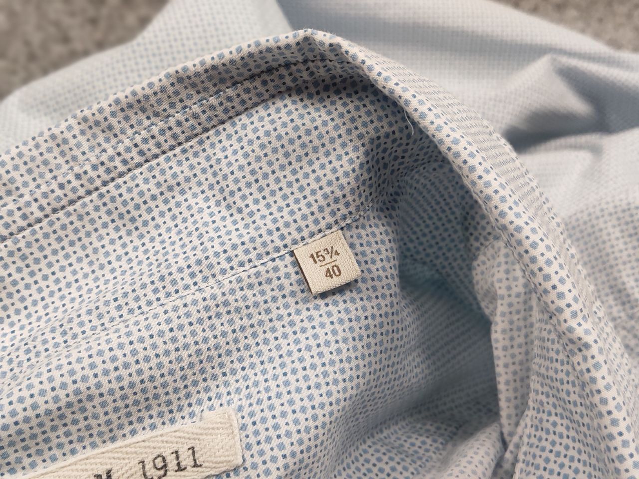 L.B.M. 1911 l.b.m. 1911 Design Light blue button-down long sleeves Shirt Size US M / EU 48-50 / 2 - 12 Thumbnail