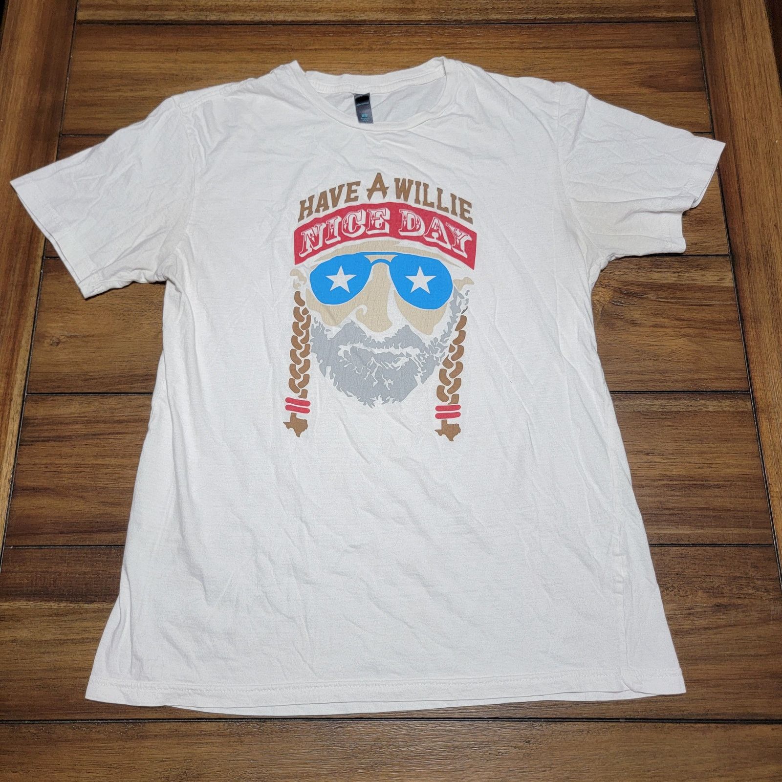 Other District White Tee "Have A Willie Nice Day" - Size Small Size US S / EU 44-46 / 1 - 1 Thumbnail
