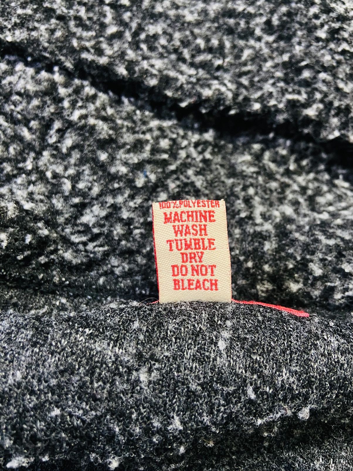 Evisu Vintage Evisu Sherpa Fleece Zip-Up Hoodie - Charcoal Marl Size US L / EU 52-54 / 3 - 15 Thumbnail
