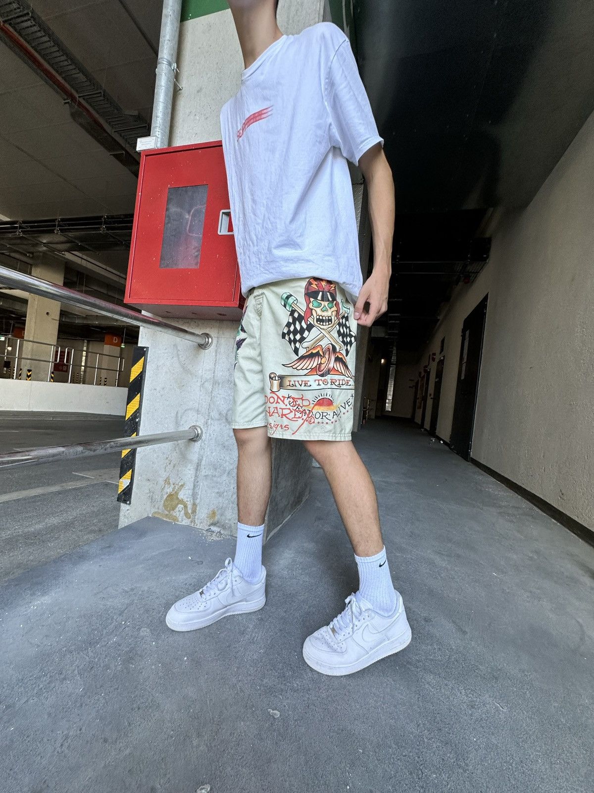Ed Hardy × Vintage Vintage Ed Hardy swimming shorts trunks Size US 32 / EU 48 - 4 Thumbnail