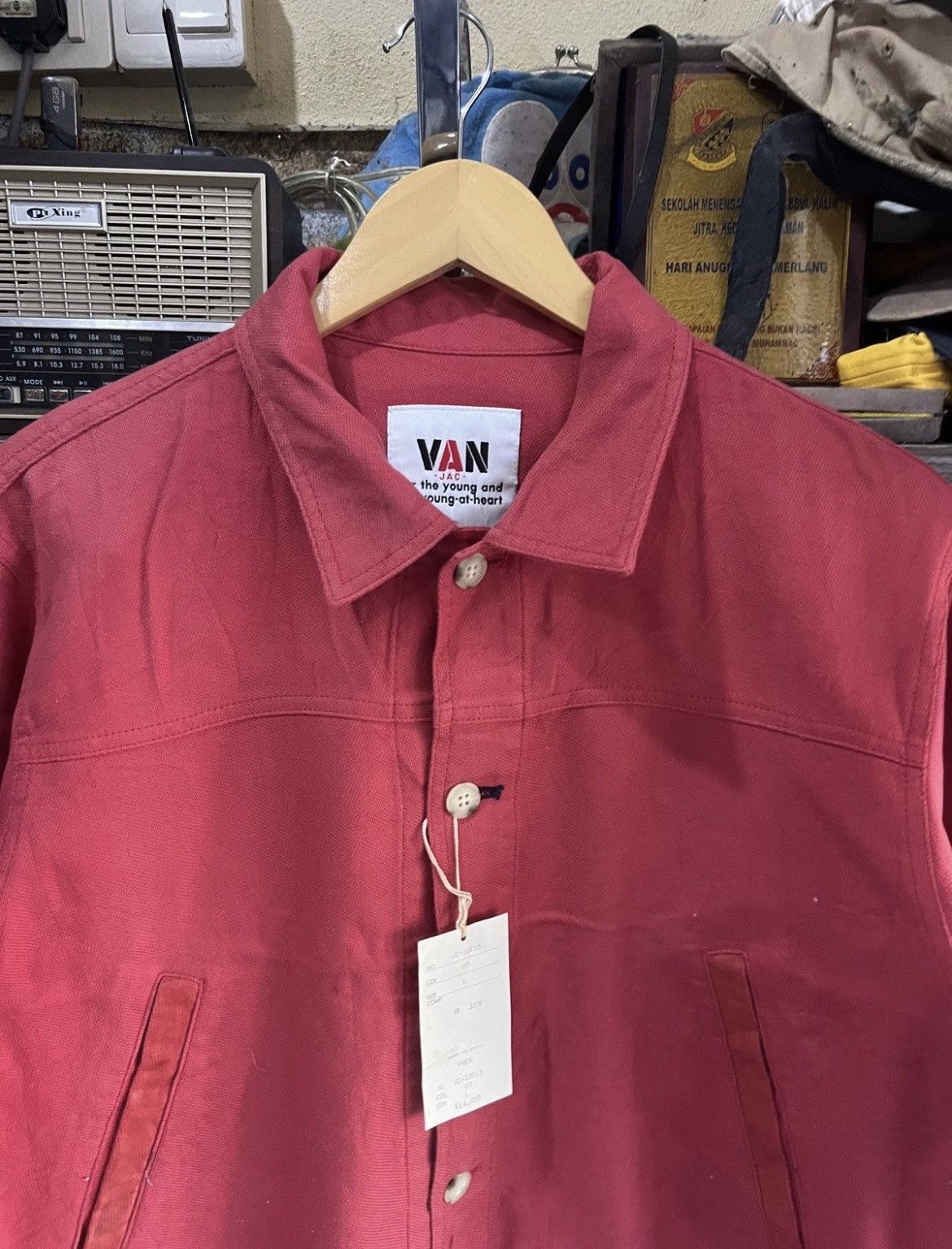 Van 🔥New Old Stock Van Button Cropped Jacket Size US M / EU 48-50 / 2 - 5 Thumbnail
