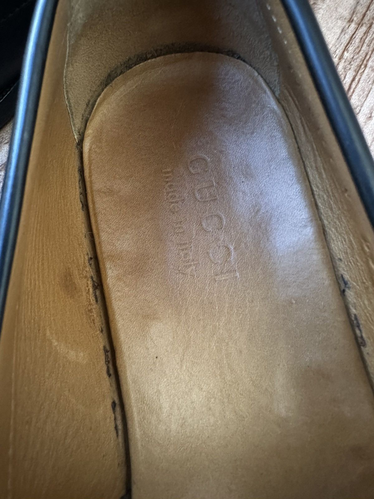 Gucci Gucci GG Logo Black Tassel Leather Loafers Size US 9.5 / EU 42-43 - 16 Thumbnail