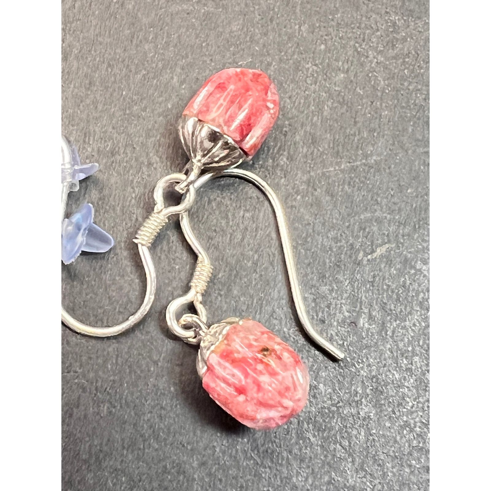 Other NEW Norwegian thulite sterling silver earrings Size ONE SIZE - 12 Thumbnail