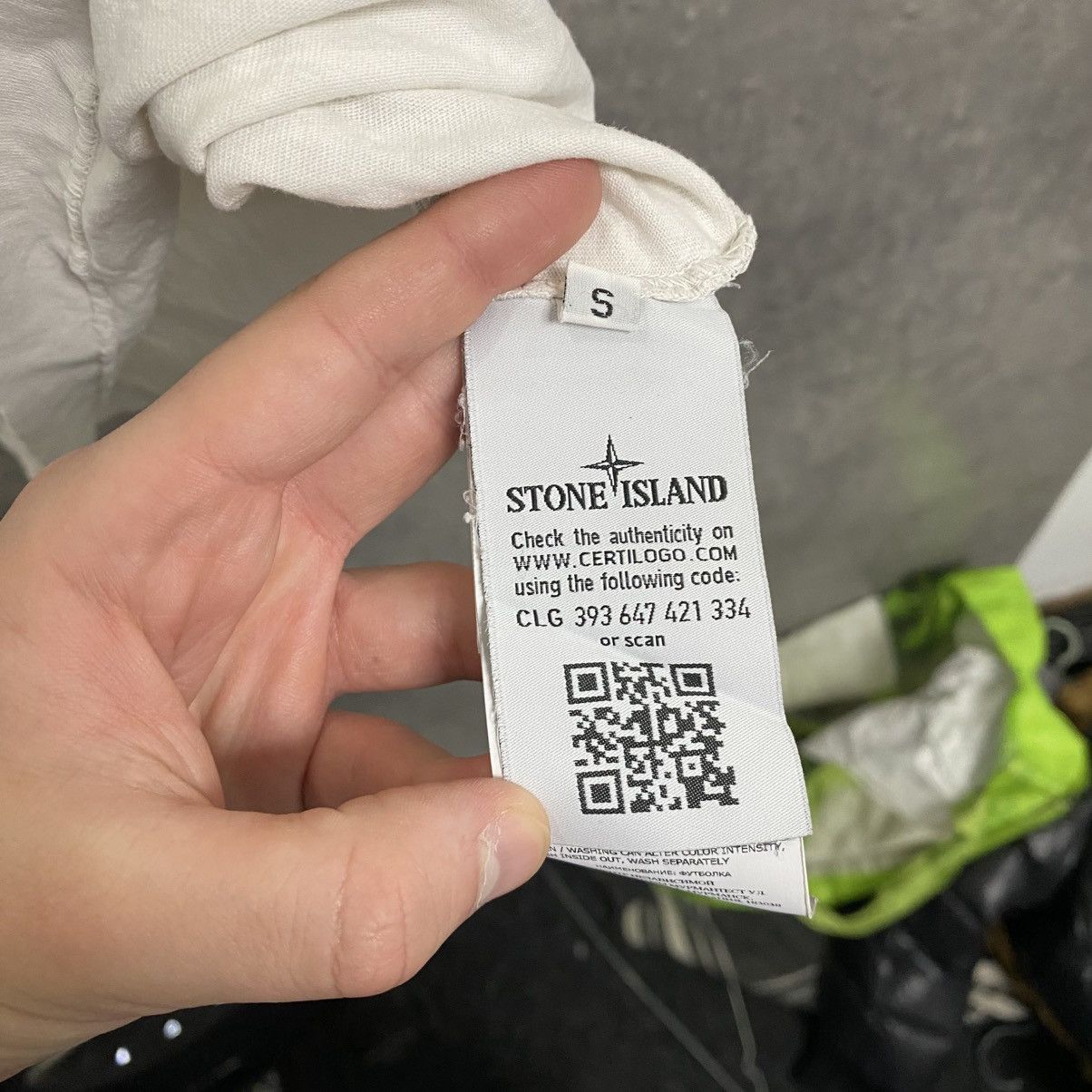 Stone Island Stone Island T-shirt Big Logo Size US S / EU 44-46 / 1 - 12 Thumbnail