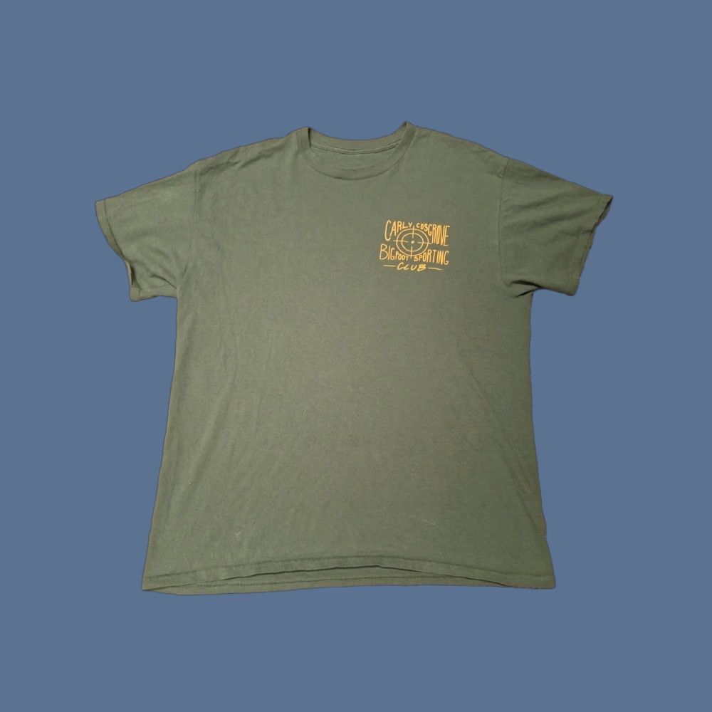 Vintage Carly Cosgrove Indie Band Tour Bigfoot Sporting Club T-shirt Green L/XL Men's T-Shirt Band Theme Vintage No Size US L / EU 52-54 / 3 - 1 Thumbnail