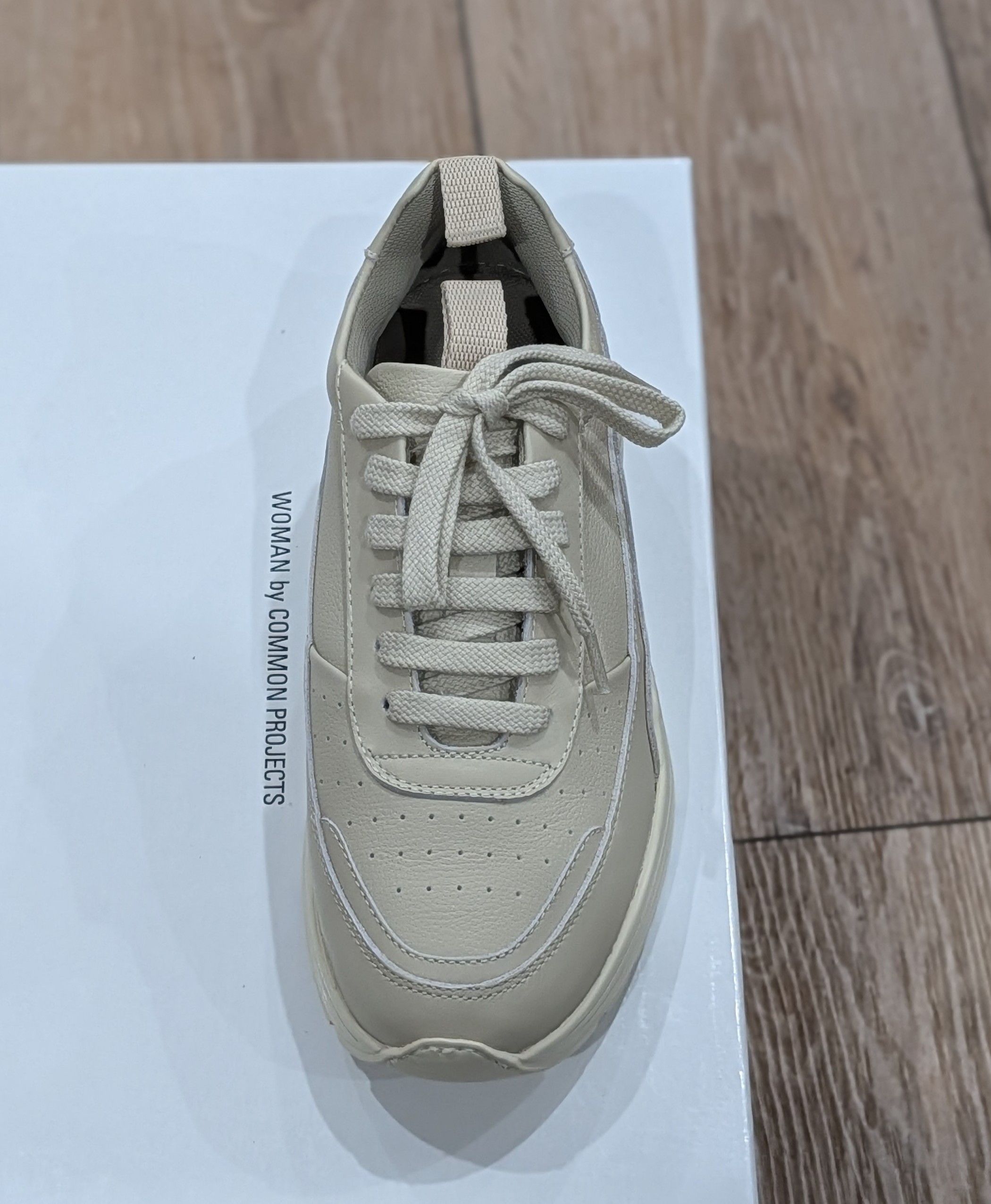 Common Projects Common Projects "Track 90" Leather Sneakers Clay 36 US 6 Size US 6 / IT 36 - 2 Thumbnail