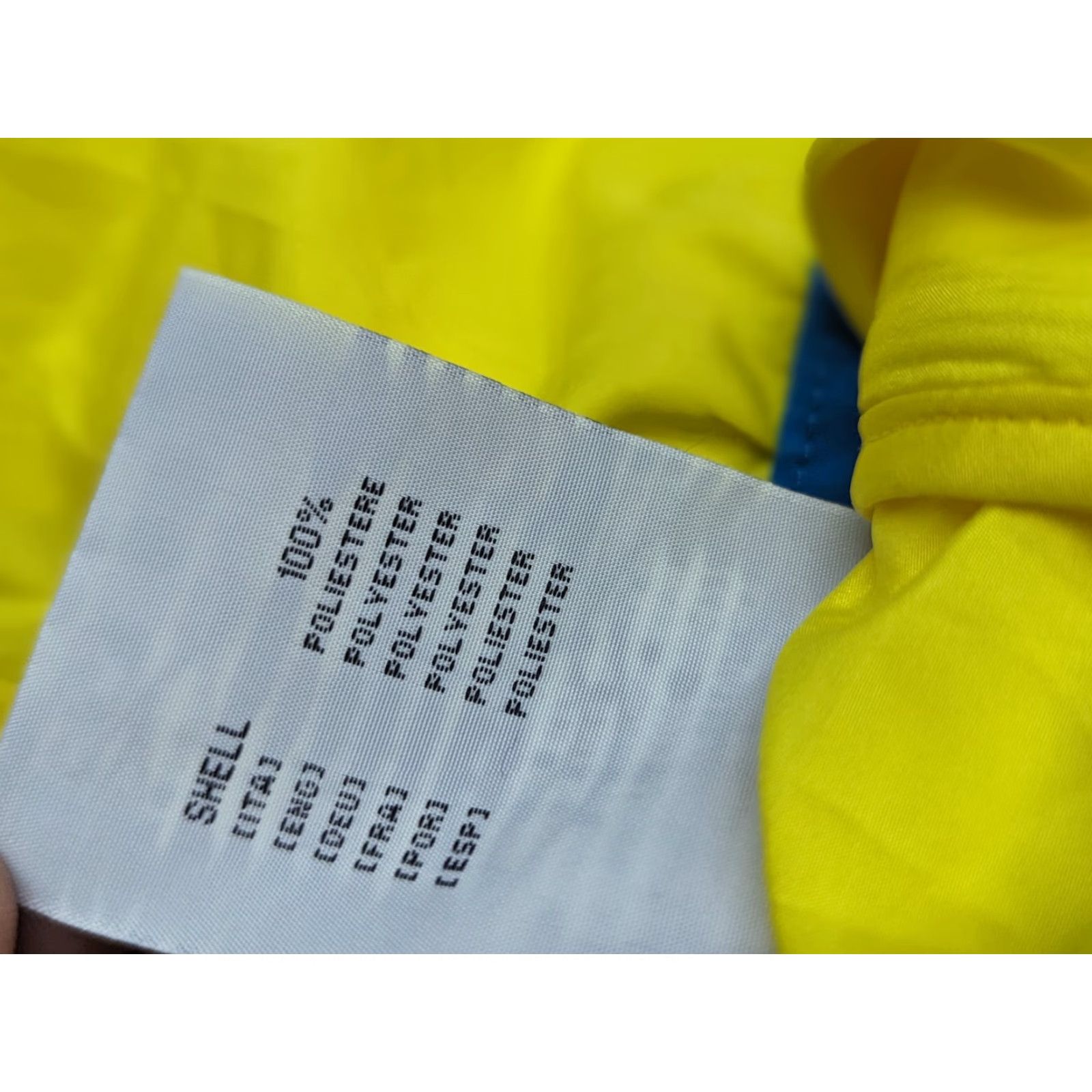 Diadora DIADORA Windstopper Mens Jacket Size Medium Lightweight Full Zip Sport Yellow Jacket Mens Windbreaker Athletic Shirt? Size US M / EU 48-50 / 2 - 5 Thumbnail