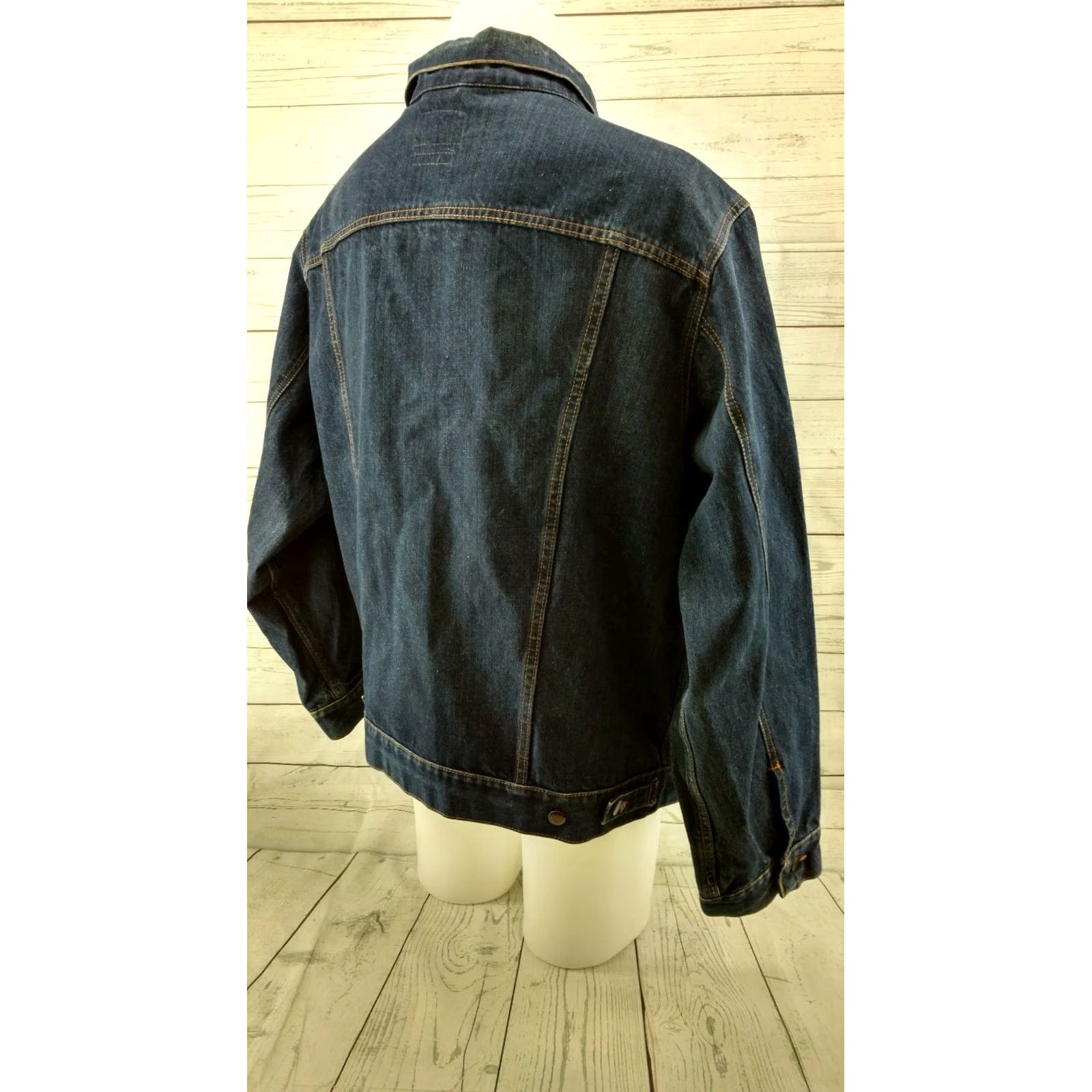 Denime VINTAGE Stagecoach Western Wear Mens 2XL Denim Jean Jacket Blue Jacket Mens 2XL Blue Vintage Stagecoach Western Wear Mens Jacket Blue Denim Size US 39 - 5 Thumbnail